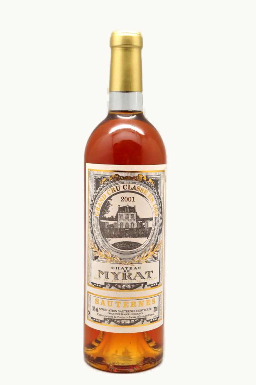 Château de Myrat Château de Myrat Sauternes Barsac Bordeaux France, 2001