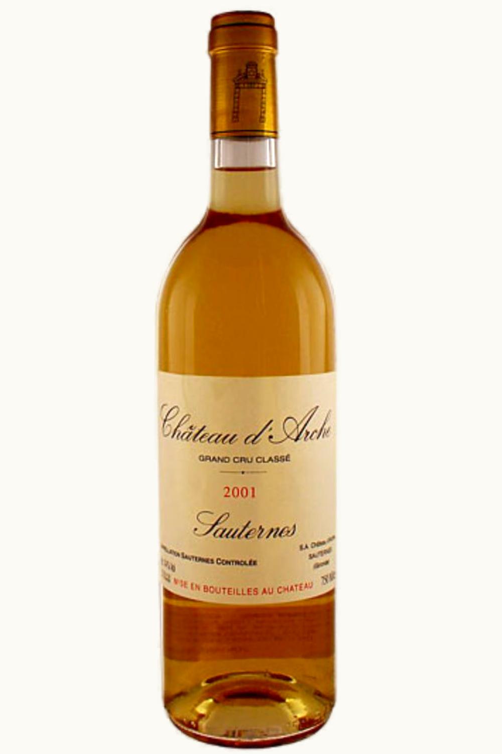 Château d'Arche Château d'Arche Sauternes Bordeaux France, 2001 UZ0697052