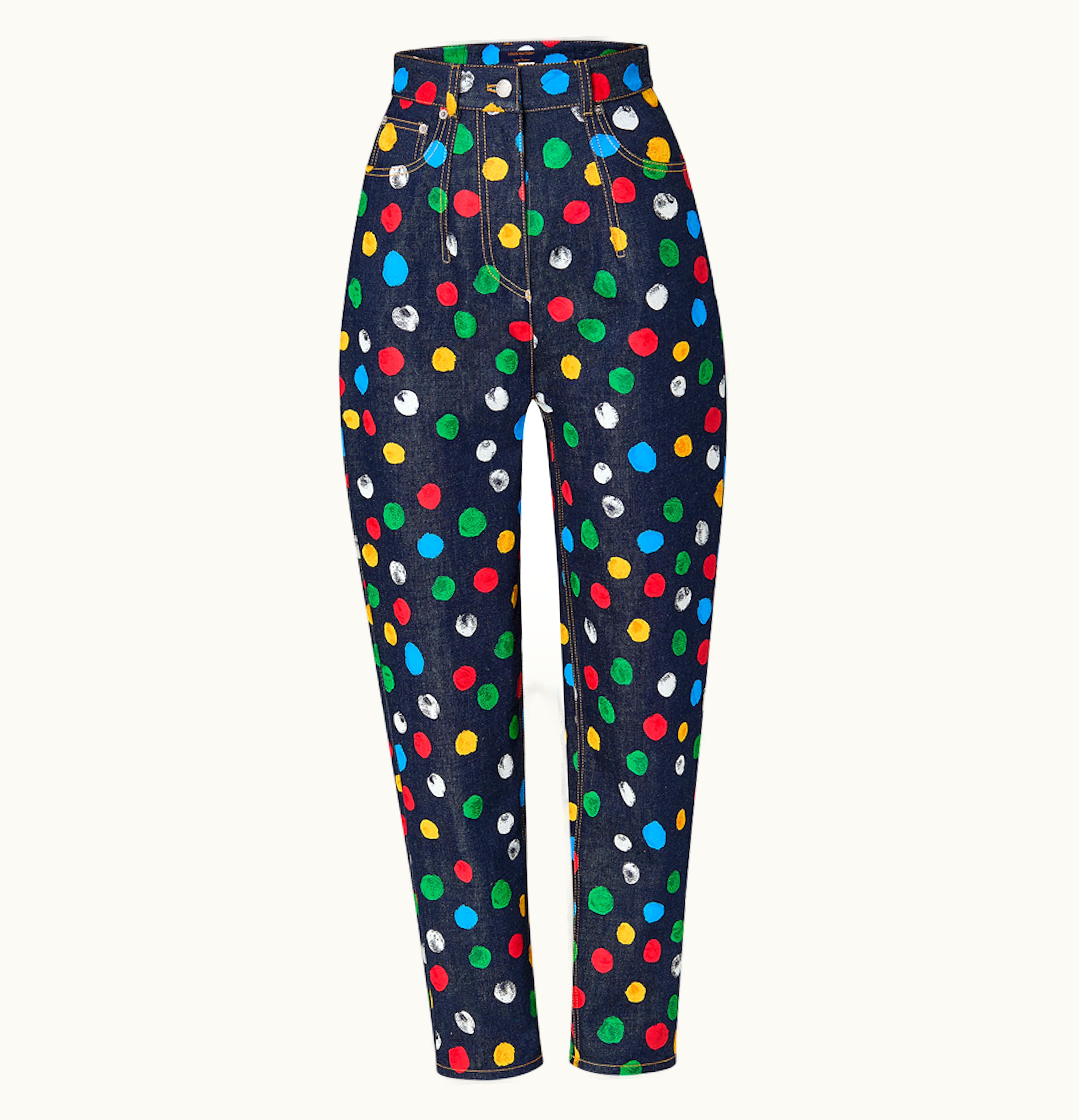 Louis Vuitton Louis Vuitton x Yayoi Kusama Painted Dots Jeans Indigo Blue