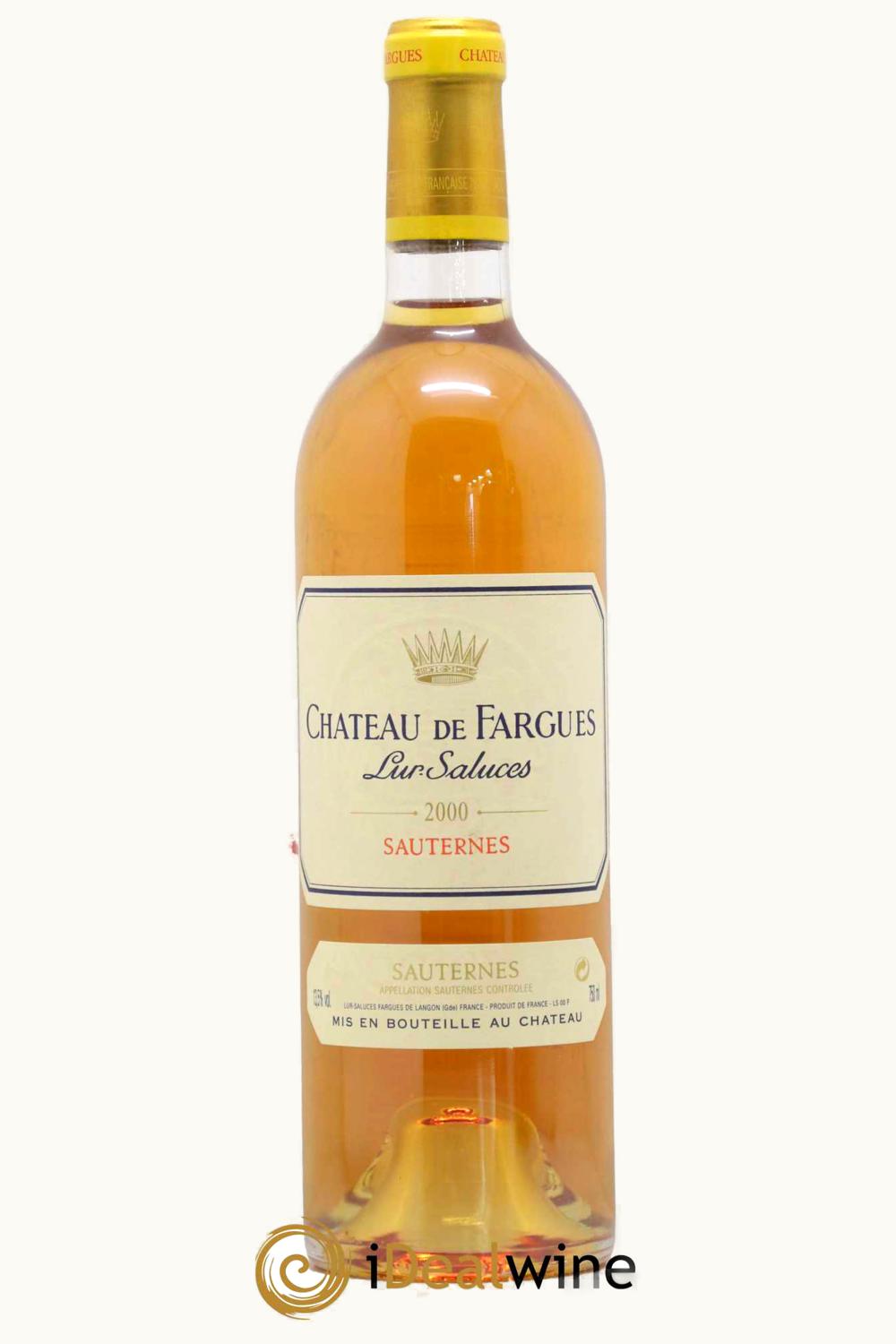 De Fargues De Fargues Sauternes Bordeaux France, 2000