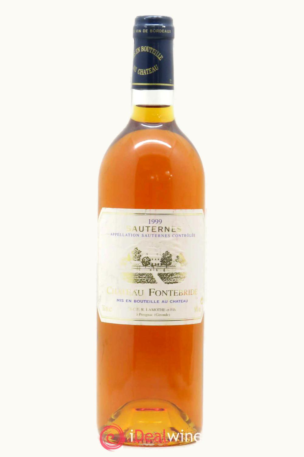 Fontebride Fontebride Sauternes Bordeaux France, 1999