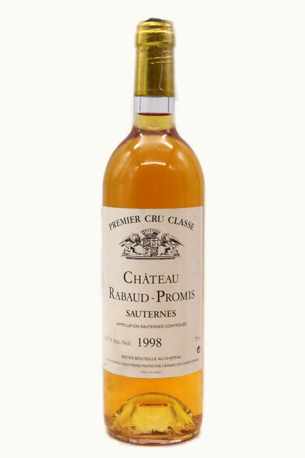 Château Rabaud-Promis Château Rabaud-Promis Sauternes, 1998