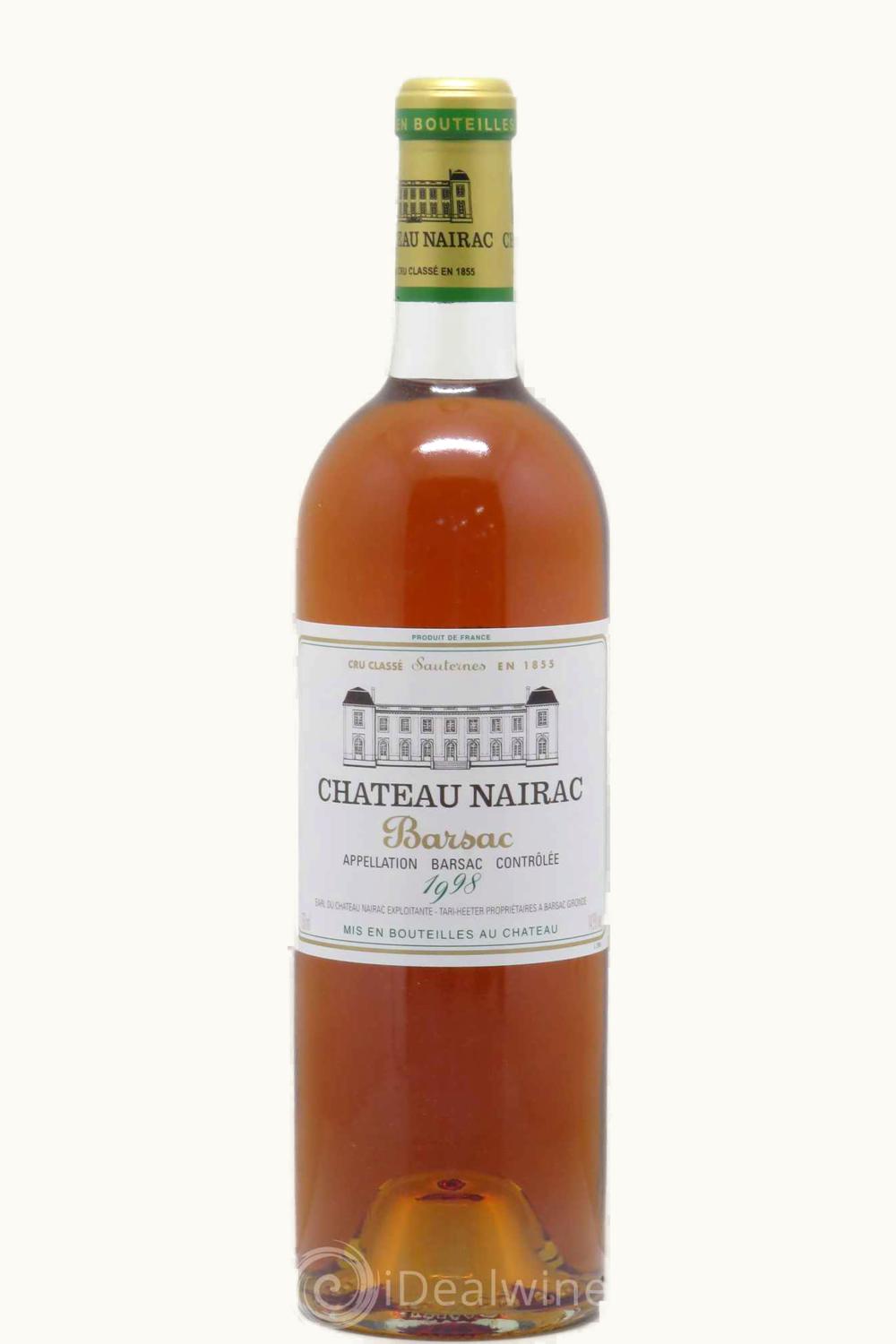 Château Nairac Château Nairac Barsac Sauternes, 1998