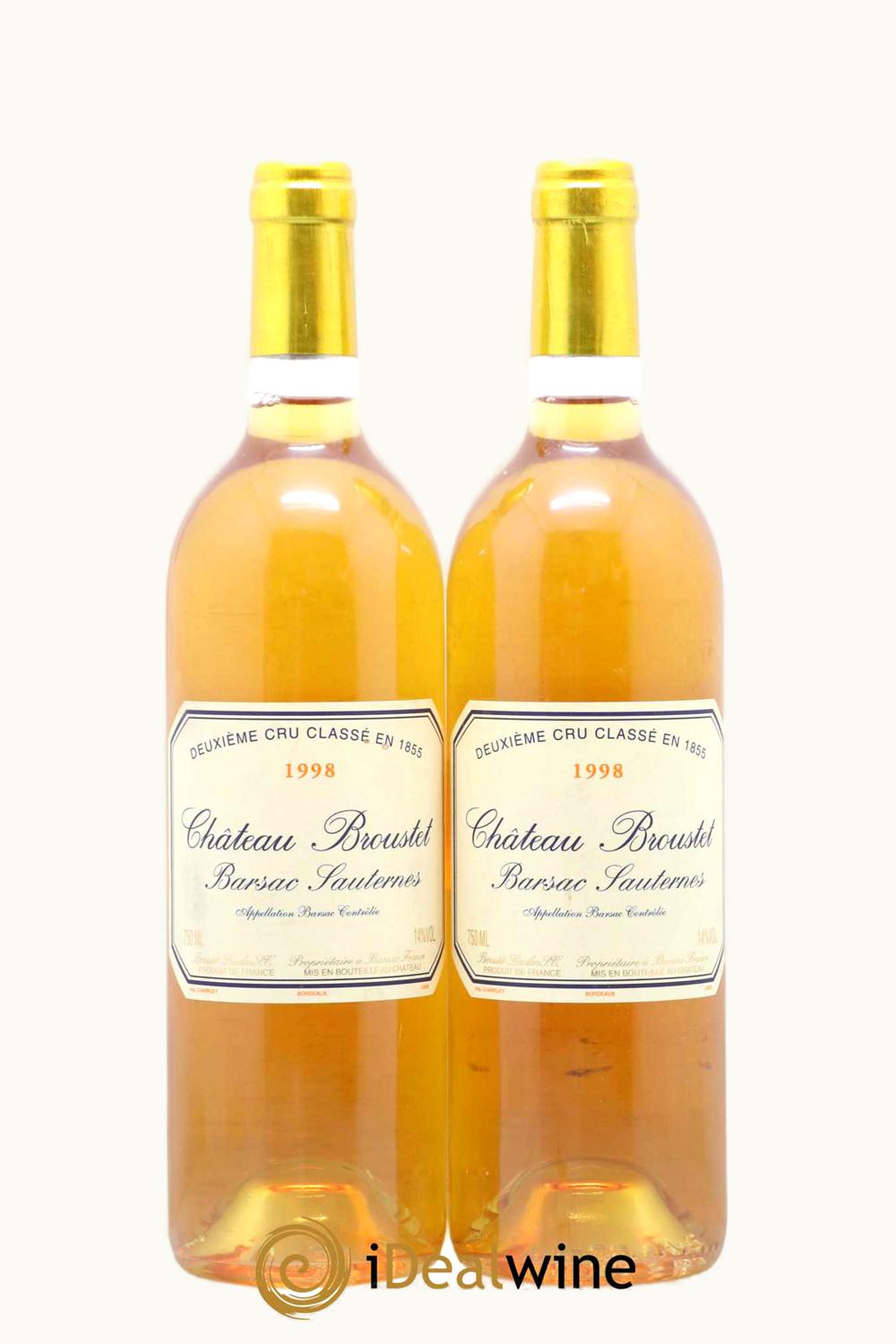 Château Broustet Château Broustet Barsac Sauternes, 1998