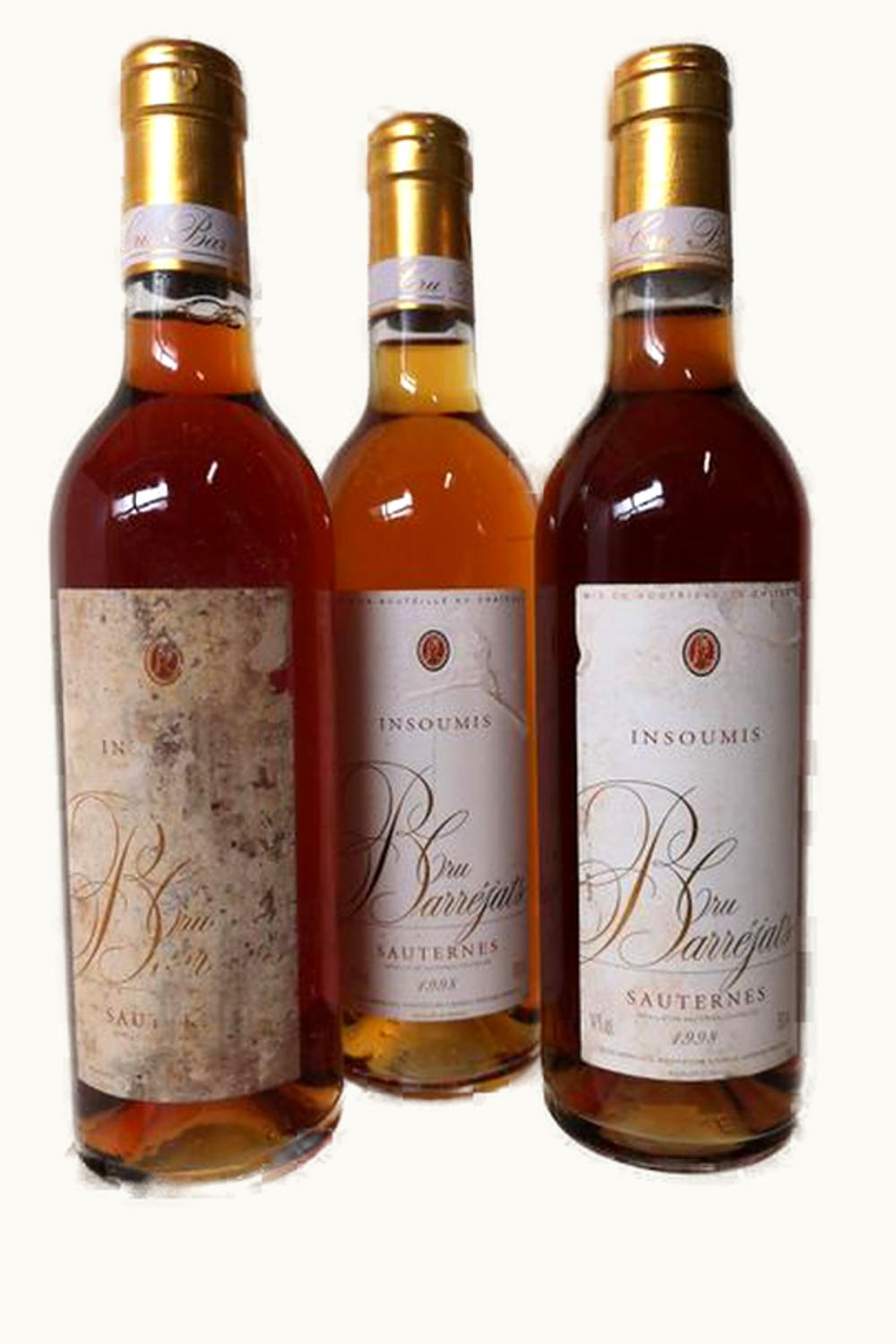 Cru Barrejat Cru Barrejat Sauternes, 1998 UZ0697165