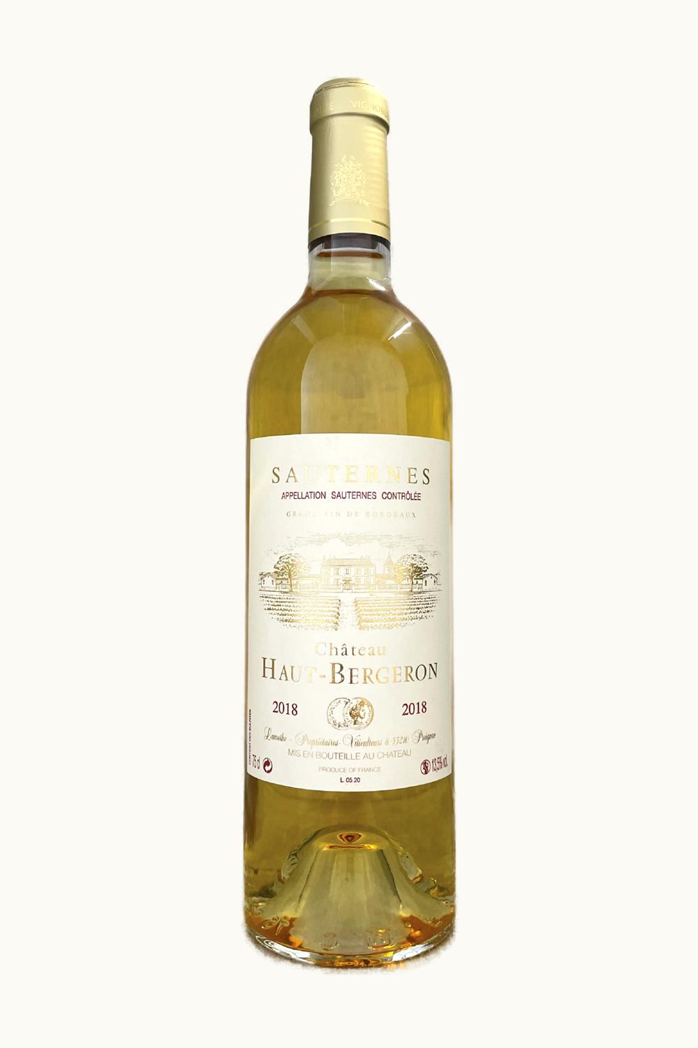 Haut Bergeron Haut Bergeron Sauternes, 1997