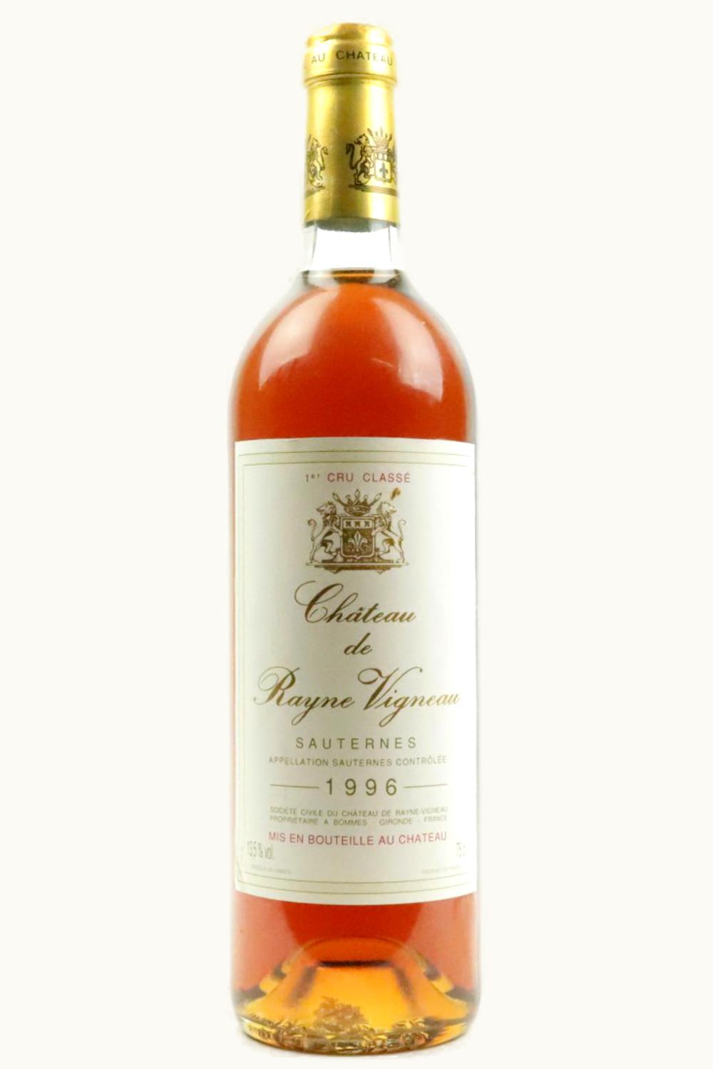 Château de Rayne Vigneau Château de Rayne Vigneau Sauternes, 1996