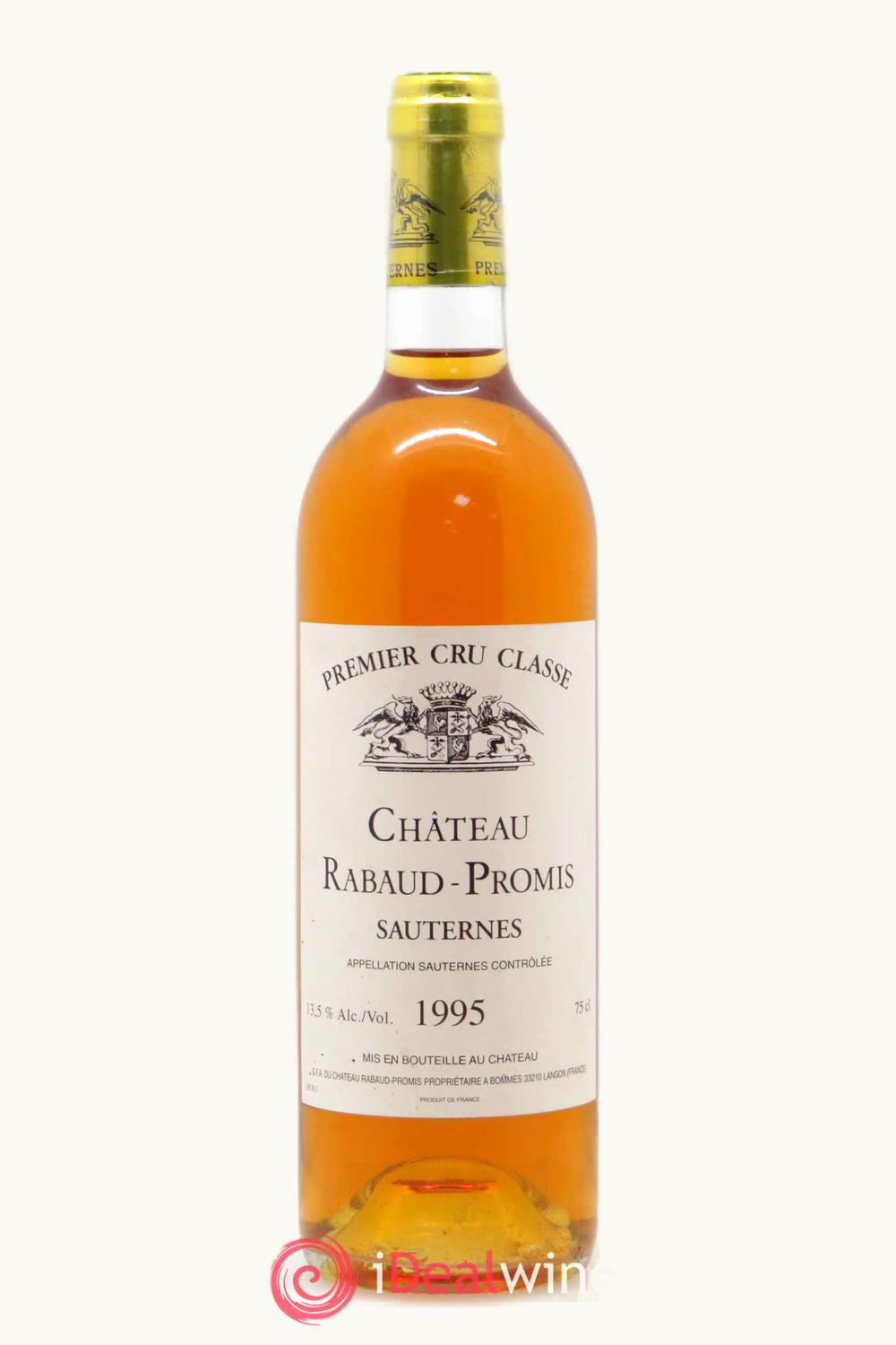 Château Rabaud-Promis Château Rabaud-Promis Sauternes, 1995
