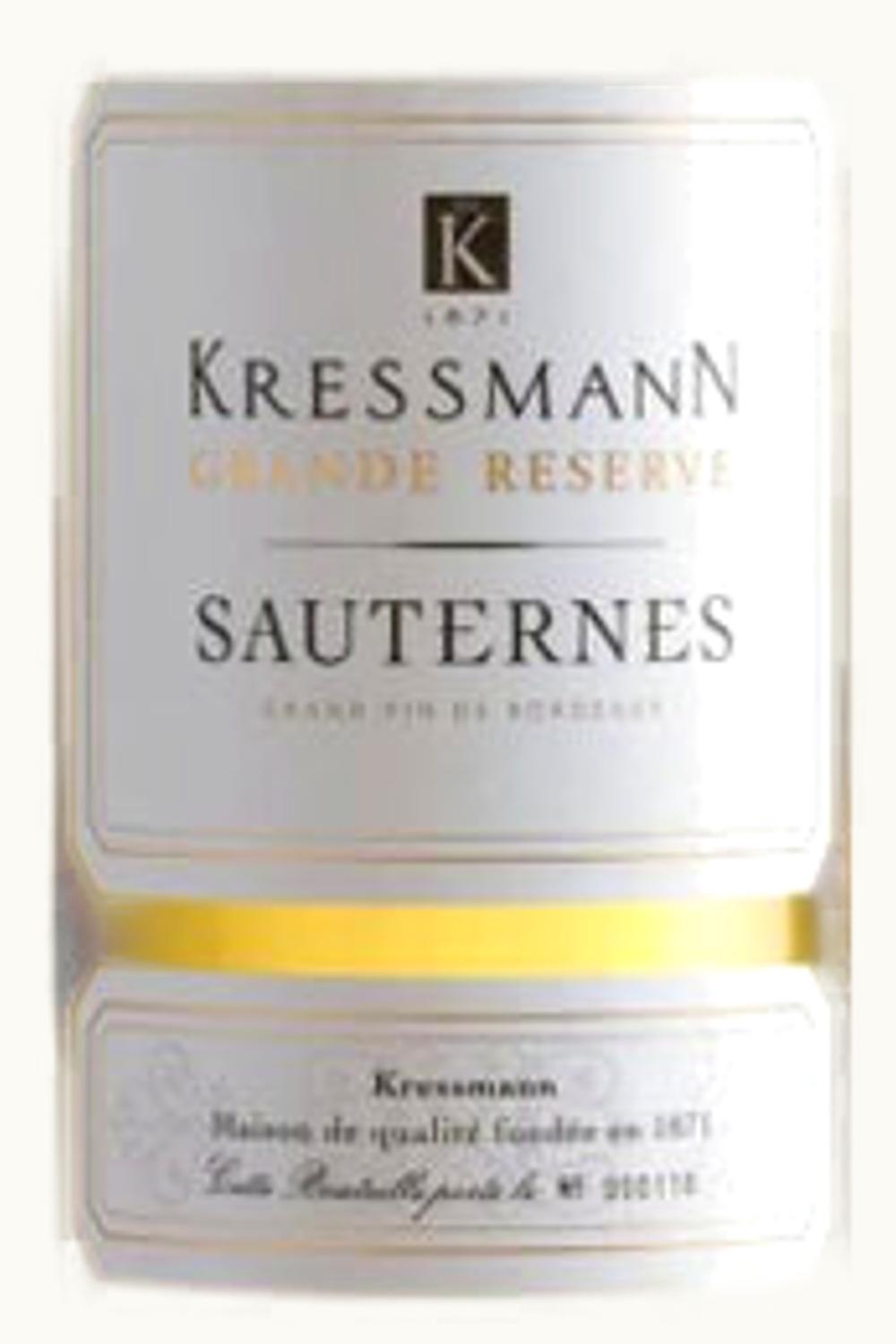 Kressmann Kressmann Sauternes, 1995