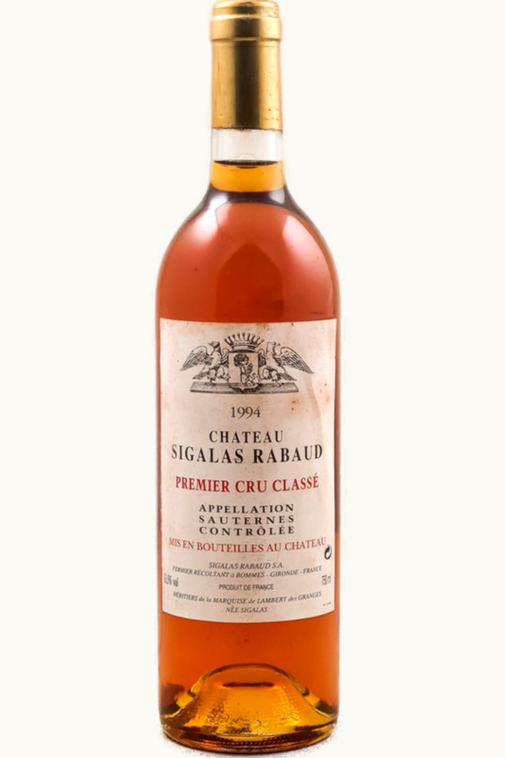 Château Sigalas-Rabaud Château Sigalas-Rabaud Sauternes, 1994
