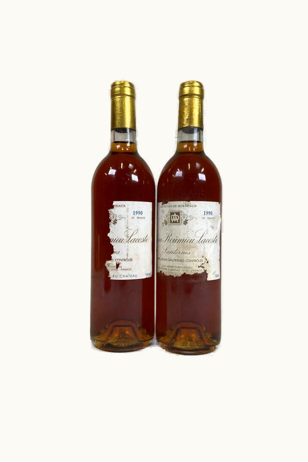 Château Roumieu-Lacoste Château Roumieu-Lacoste Sauternes, 1990