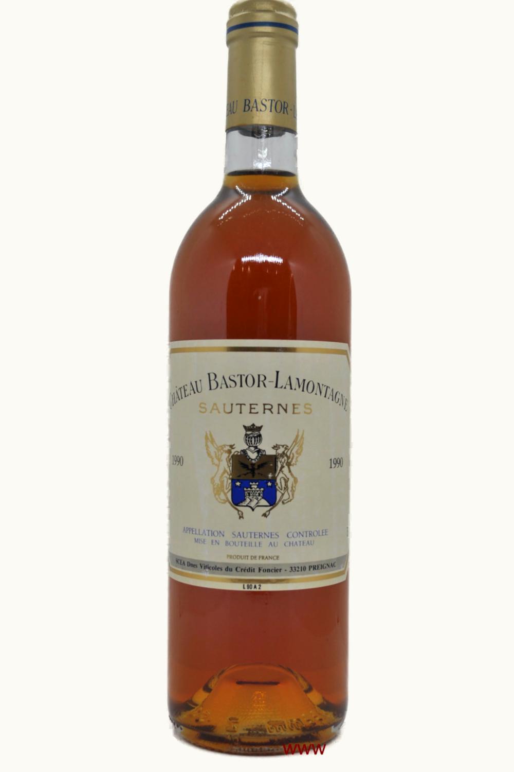 Château Bastor-Lamontagne Château Bastor-Lamontagne Sauternes, 1990