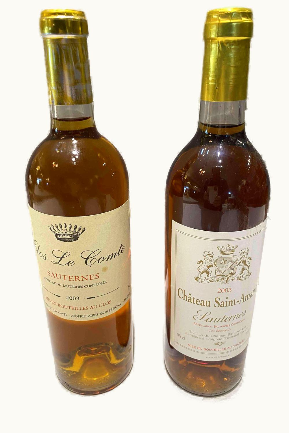 St Amand St Amand Sauternes, 1990