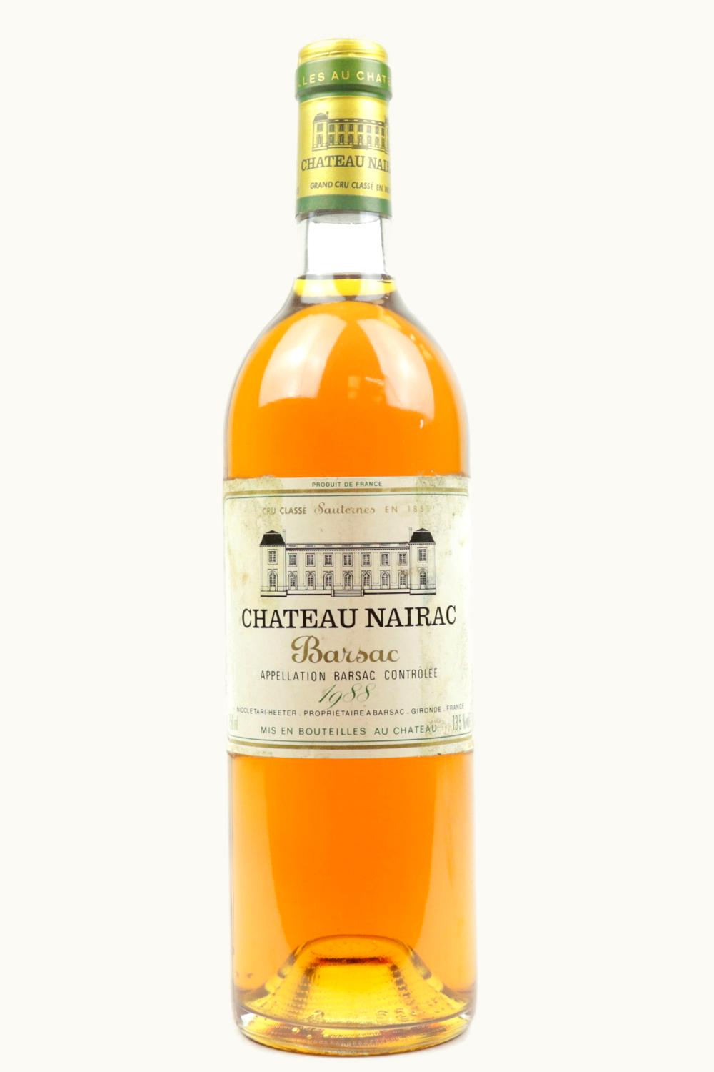 Château Nairac Château Nairac Barsac Sauternes, 1988