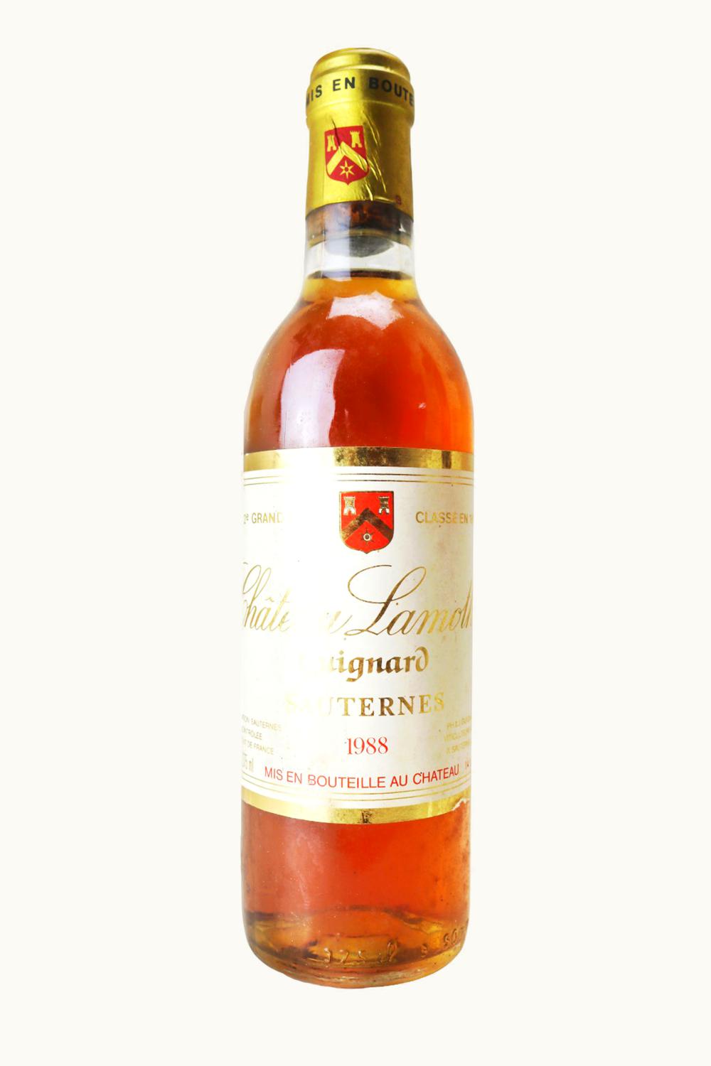 Château Lamothe Guignard Château Lamothe Guignard Sauternes, 1988
