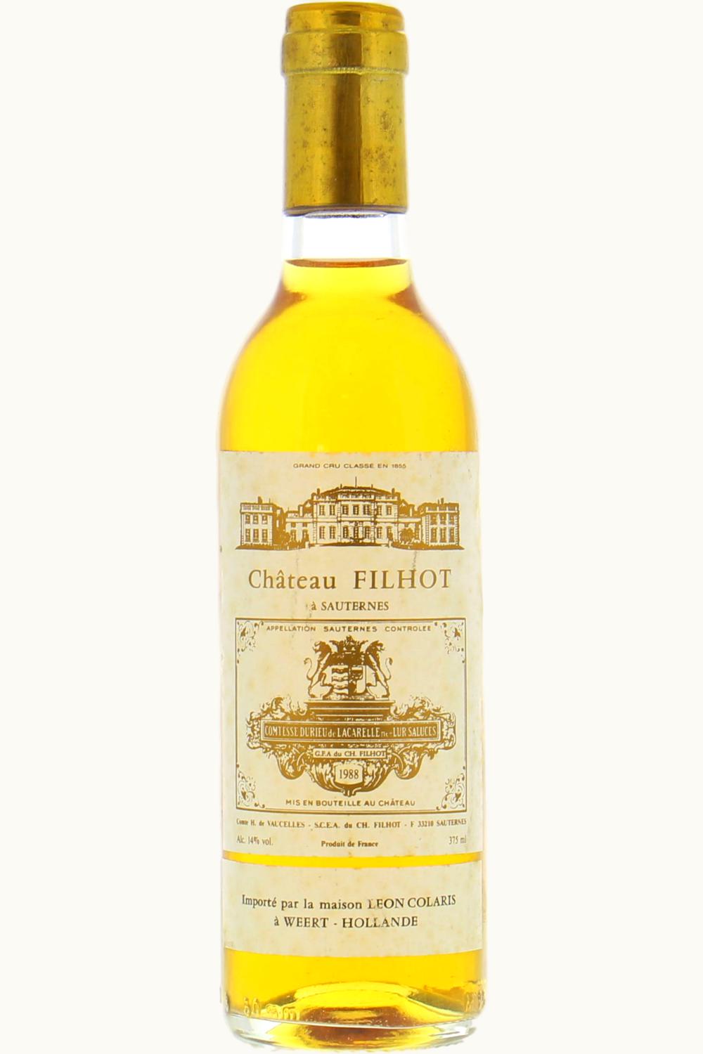 Château Filhot Château Filhot Sauternes, 1988