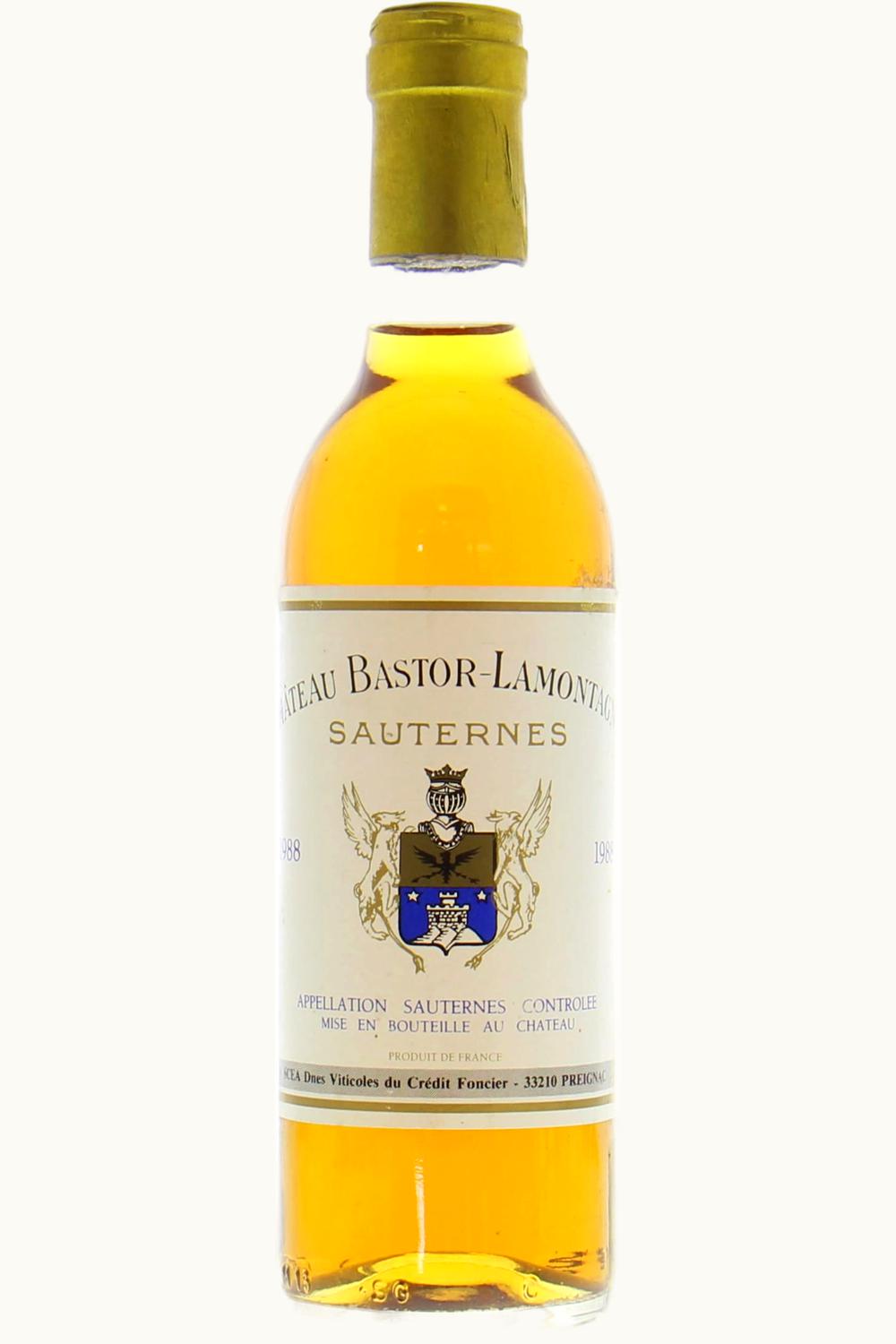 Château Bastor-Lamontagne Château Bastor-Lamontagne Sauternes, 1988