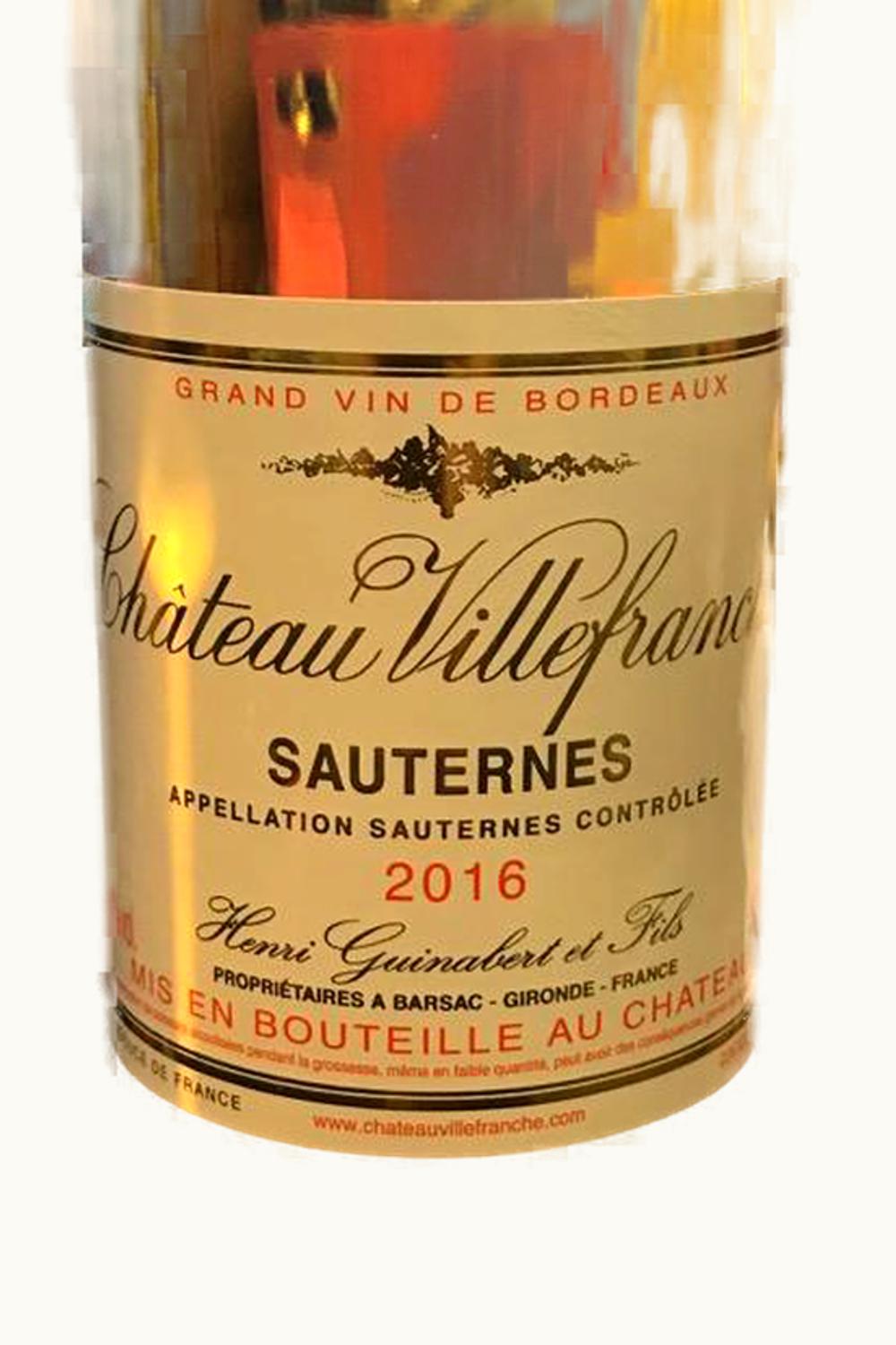 VIllefranche VIllefranche Sauternes, 1988