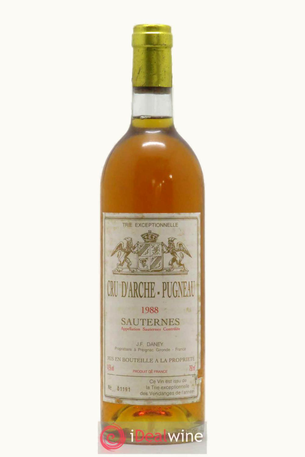 Château d'Arche Château d'Arche Sauternes, 1988