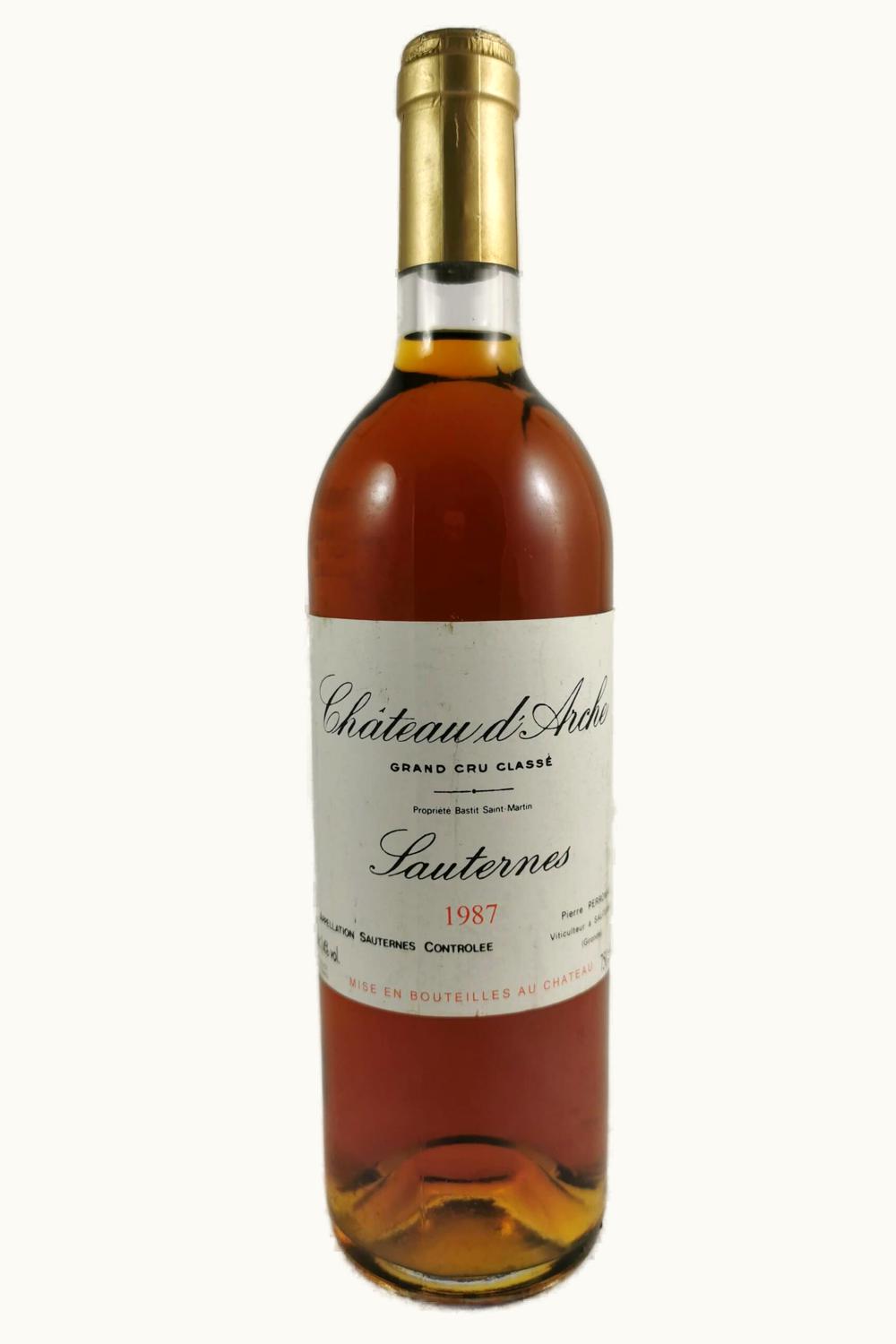 Château d'Arche Château d'Arche Sauternes, 1987