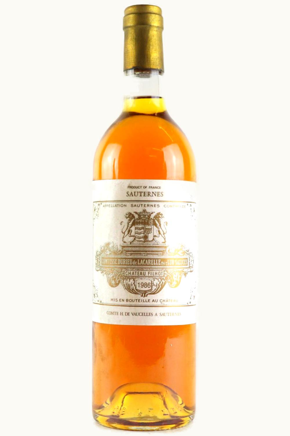 Château Filhot Château Filhot Sauternes, 1986