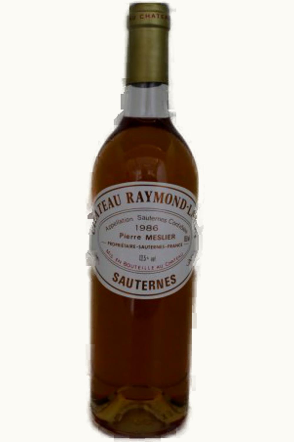Château Raymond-Lafon Château Raymond-Lafon Sauternes, 1986