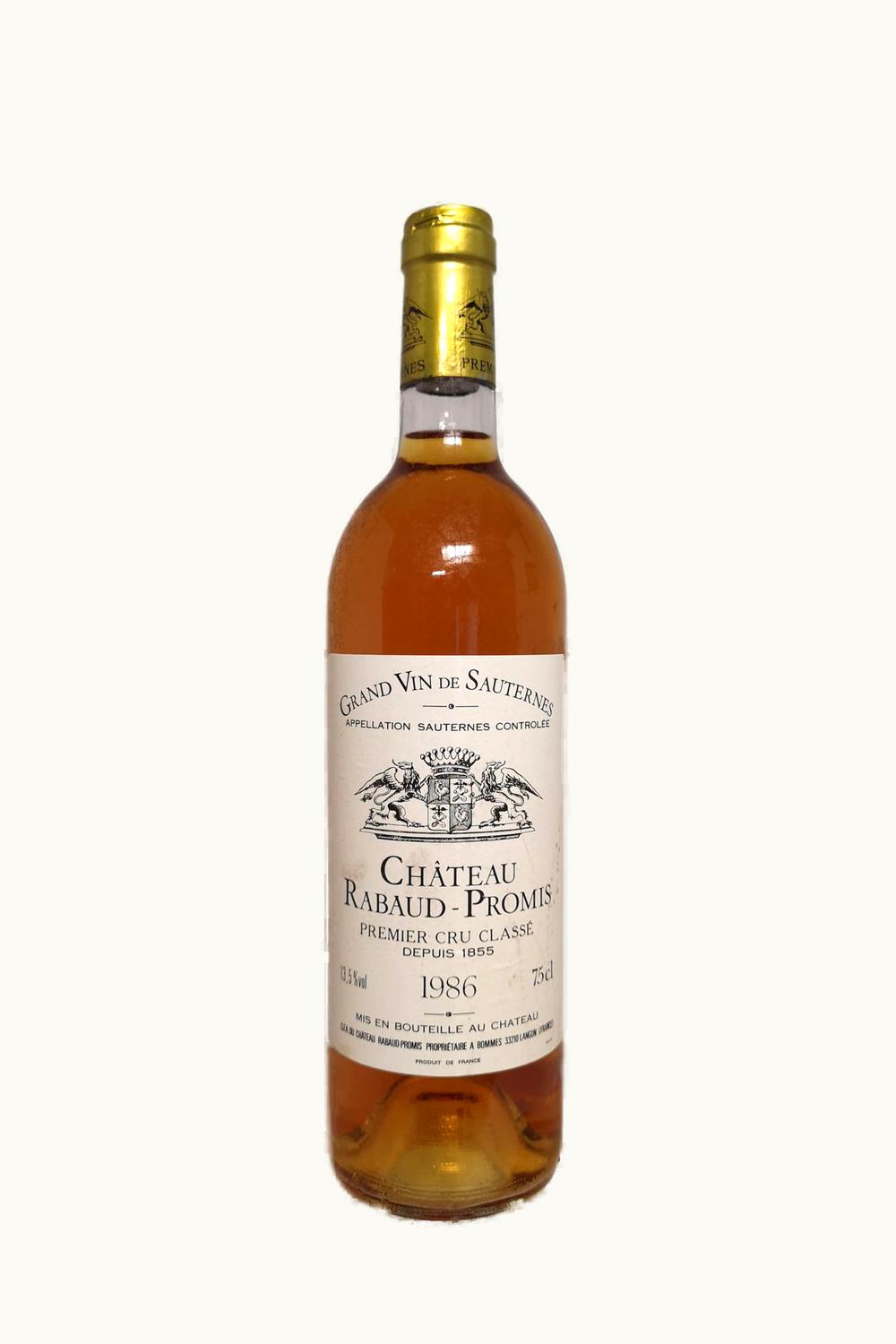 Château Rabaud-Promis Château Rabaud-Promis Sauternes, 1986