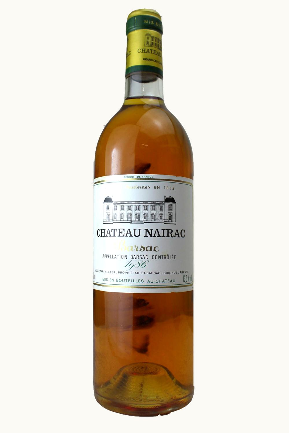 Château Nairac Château Nairac Barsac Sauternes, 1986