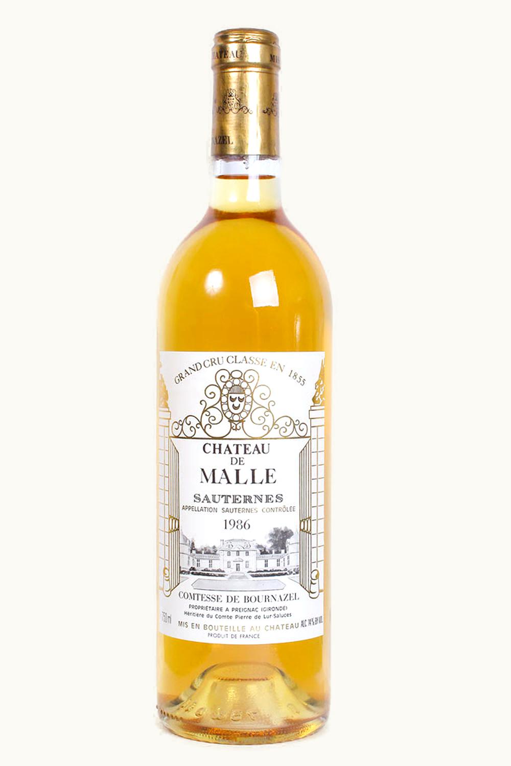 Château de Malle Château de Malle Sauternes, 1986