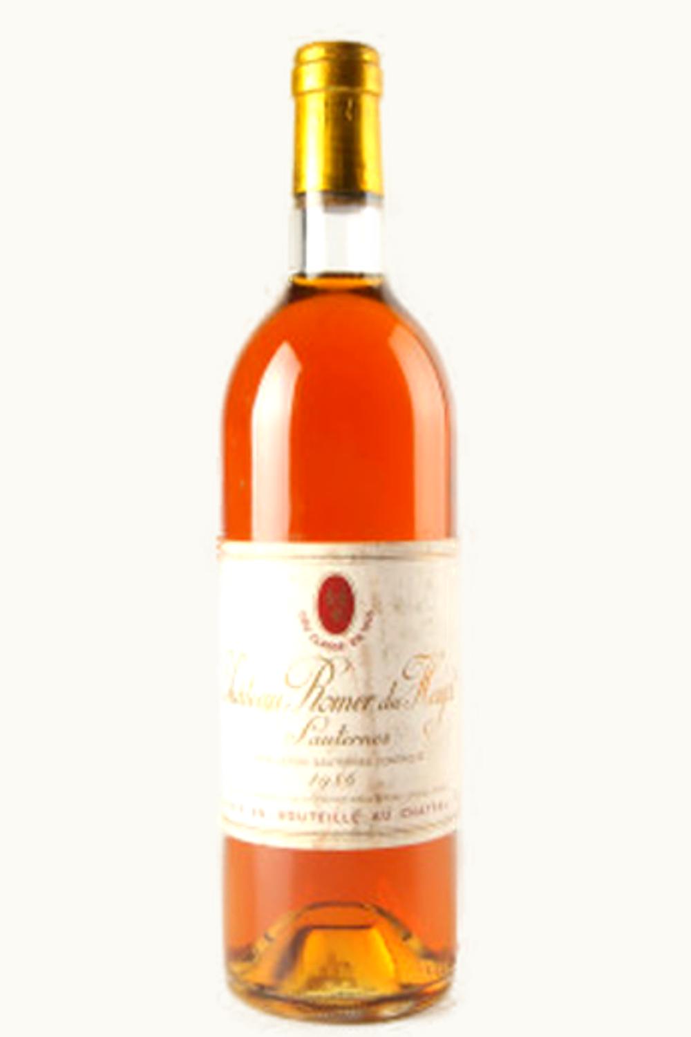 Château Romer Château Romer Sauternes, 1986