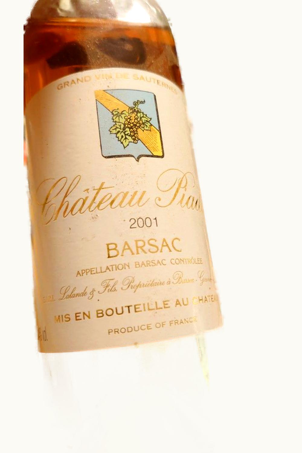 Château Piada Piada Barsac Sauternes, 1986
