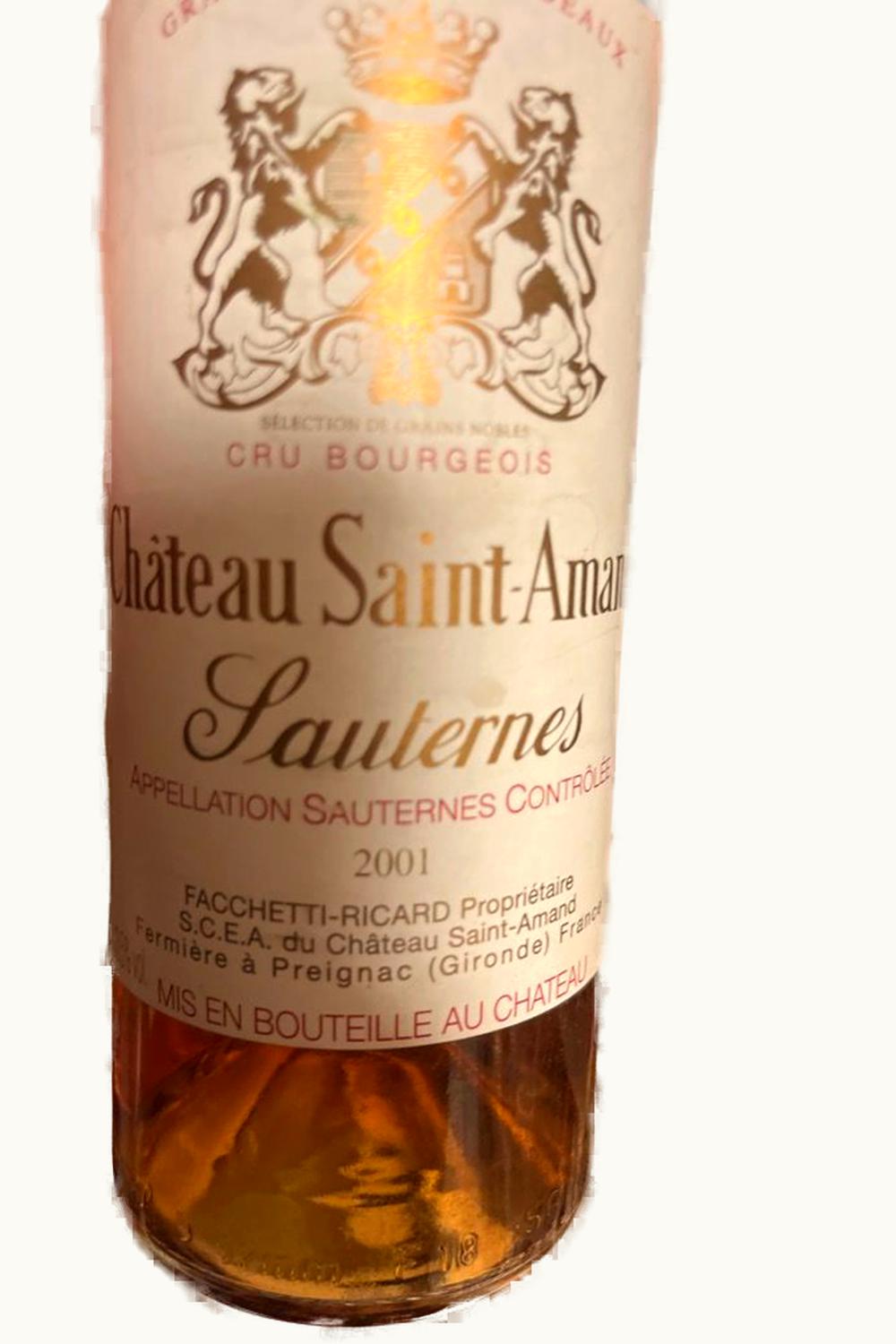 St Amand St Amand Sauternes, 1986