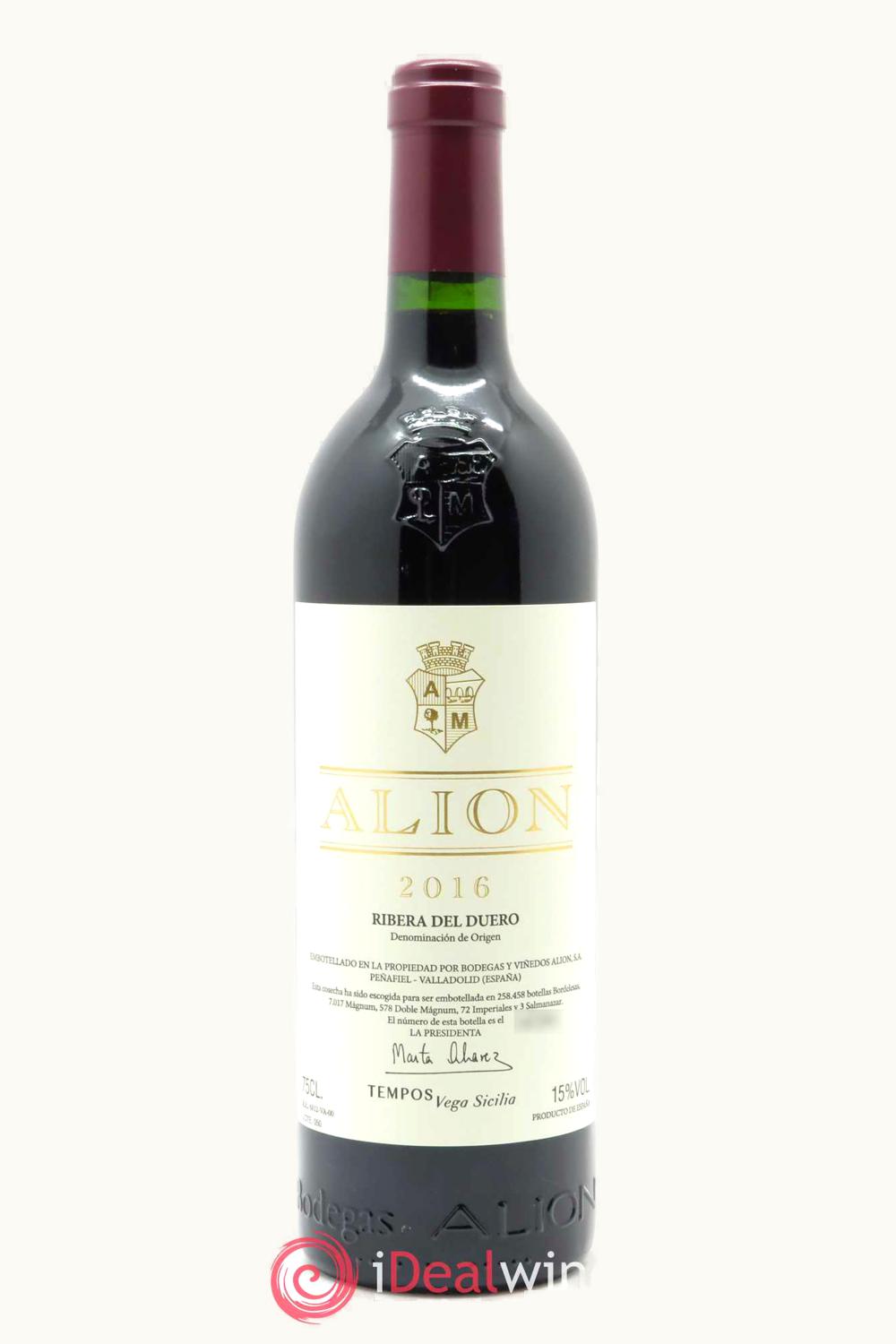 Vega Sicilia Vega Sicilia Alion, 2016
