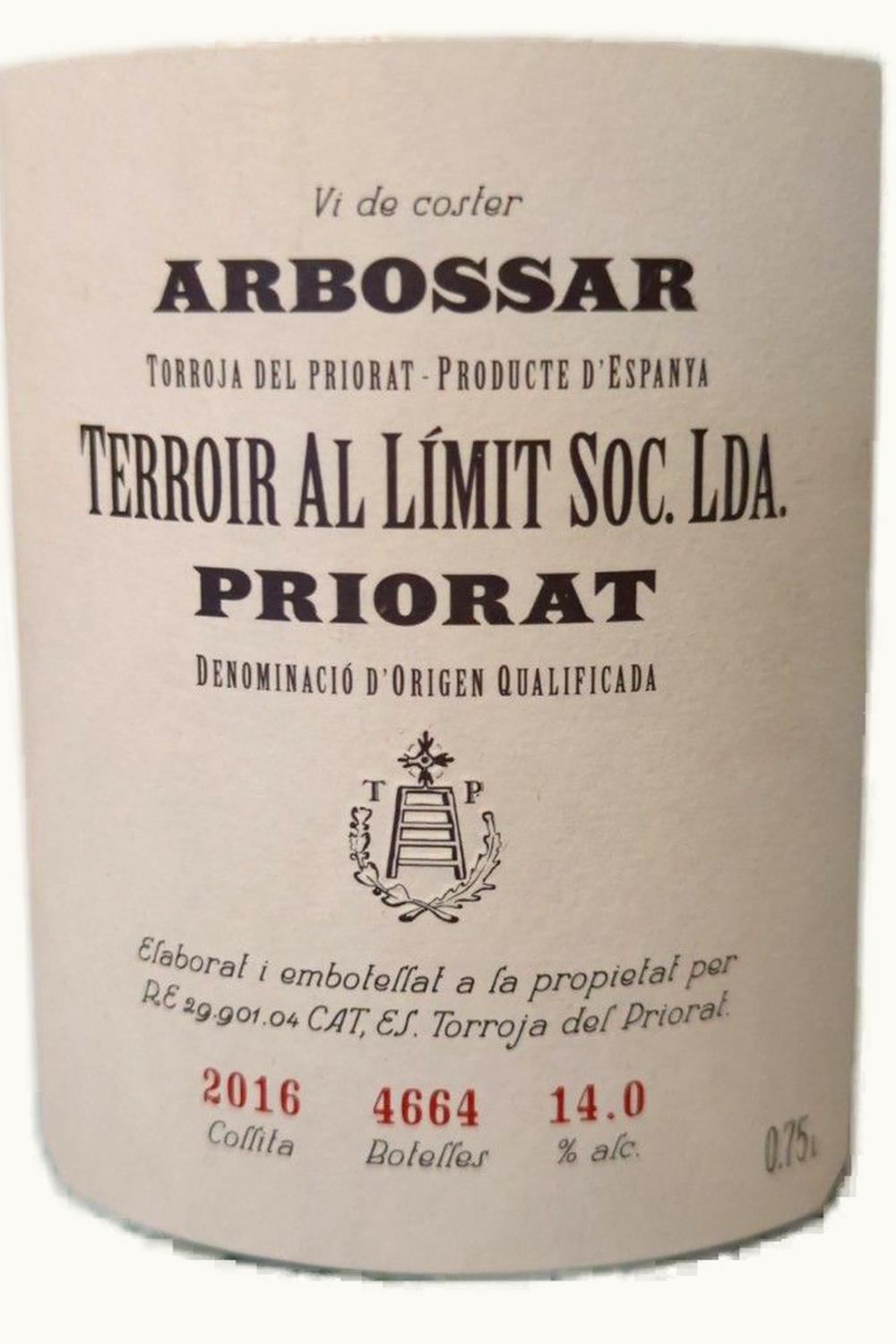 Terroir Al Límit Terroir Al Límit Doca Priorat, Catalonia, Spain, 2016