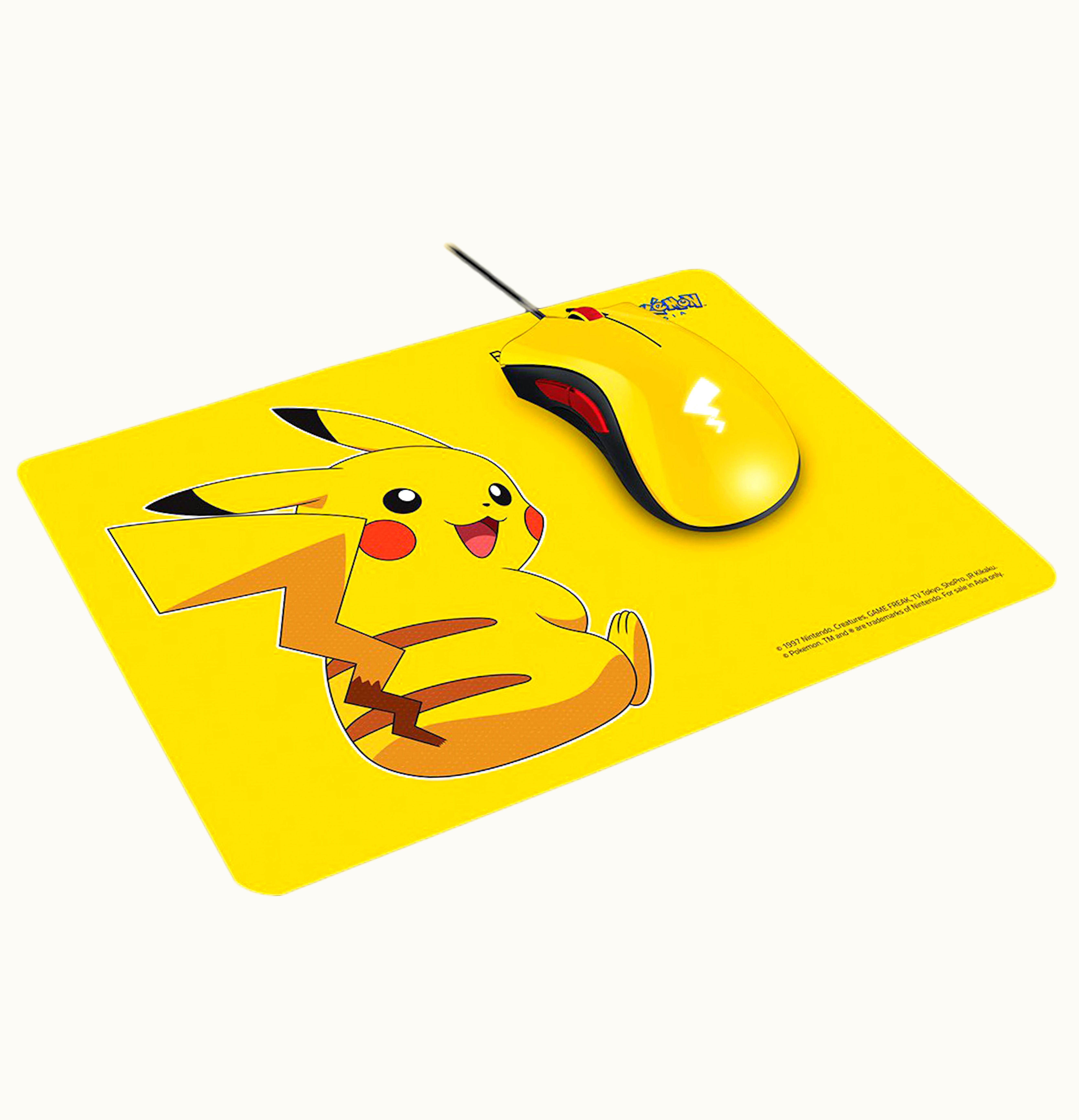 Razer Razer x Pokemon Pikachu Limited Edition Mouse Mat Bundle RZ83 02540100 B3D1 2Y Yellow