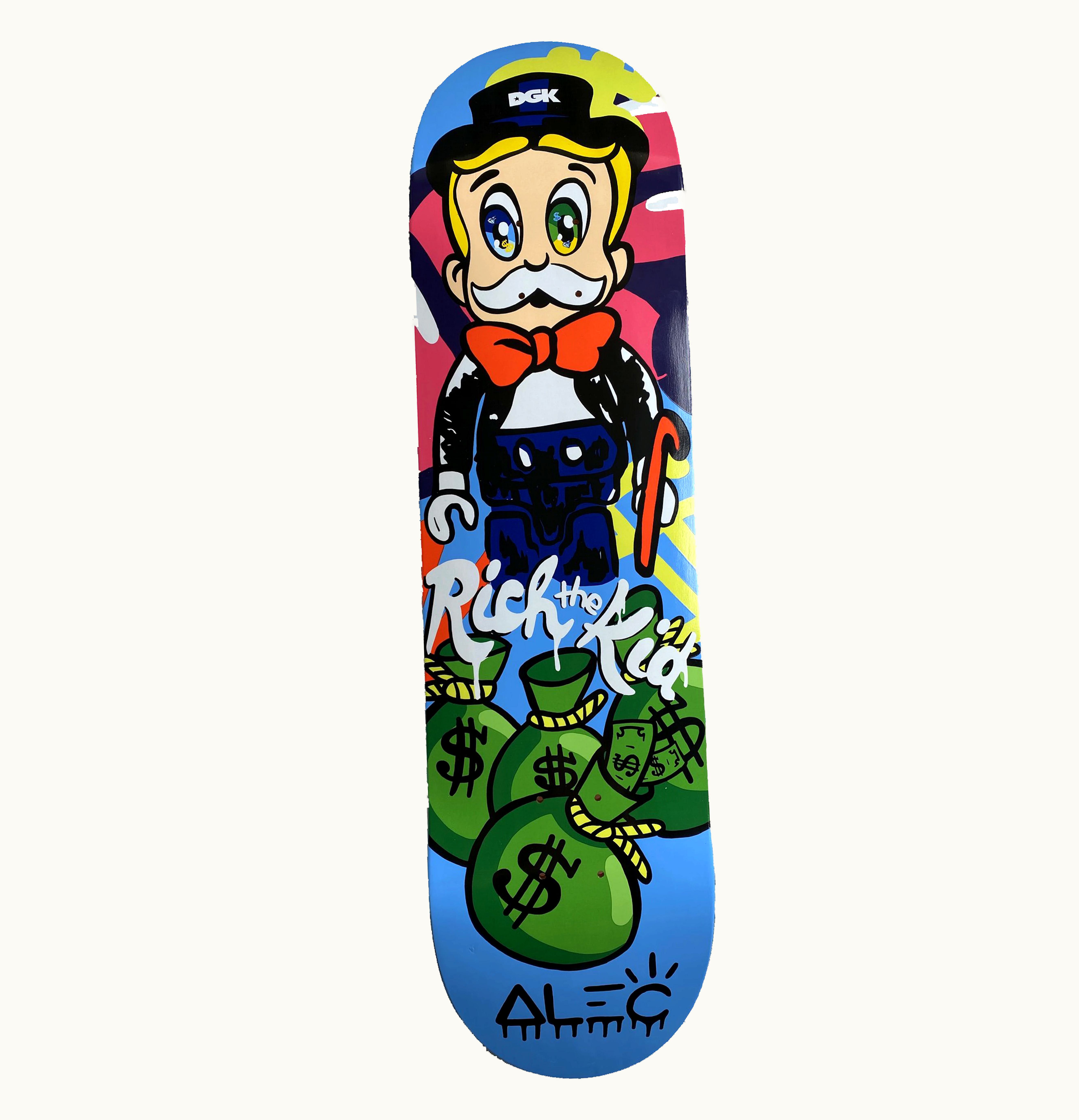 Alec Monopoly Alec Monopoly x Rich The Kid Limited Edition Skateboard Deck Unsigned