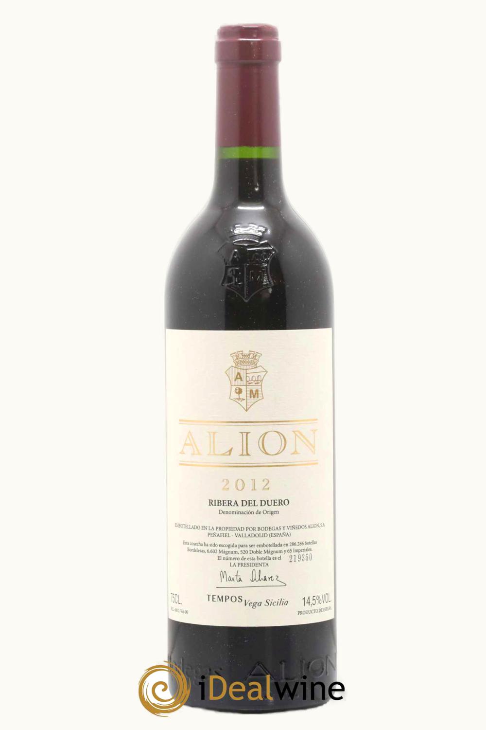 Vega Sicilia Alion, 2012