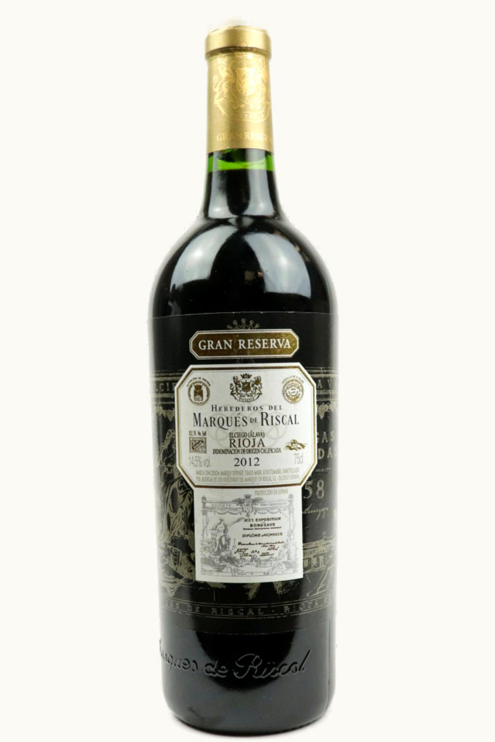 Marqués de Riscal Gran Reserva, 2012
