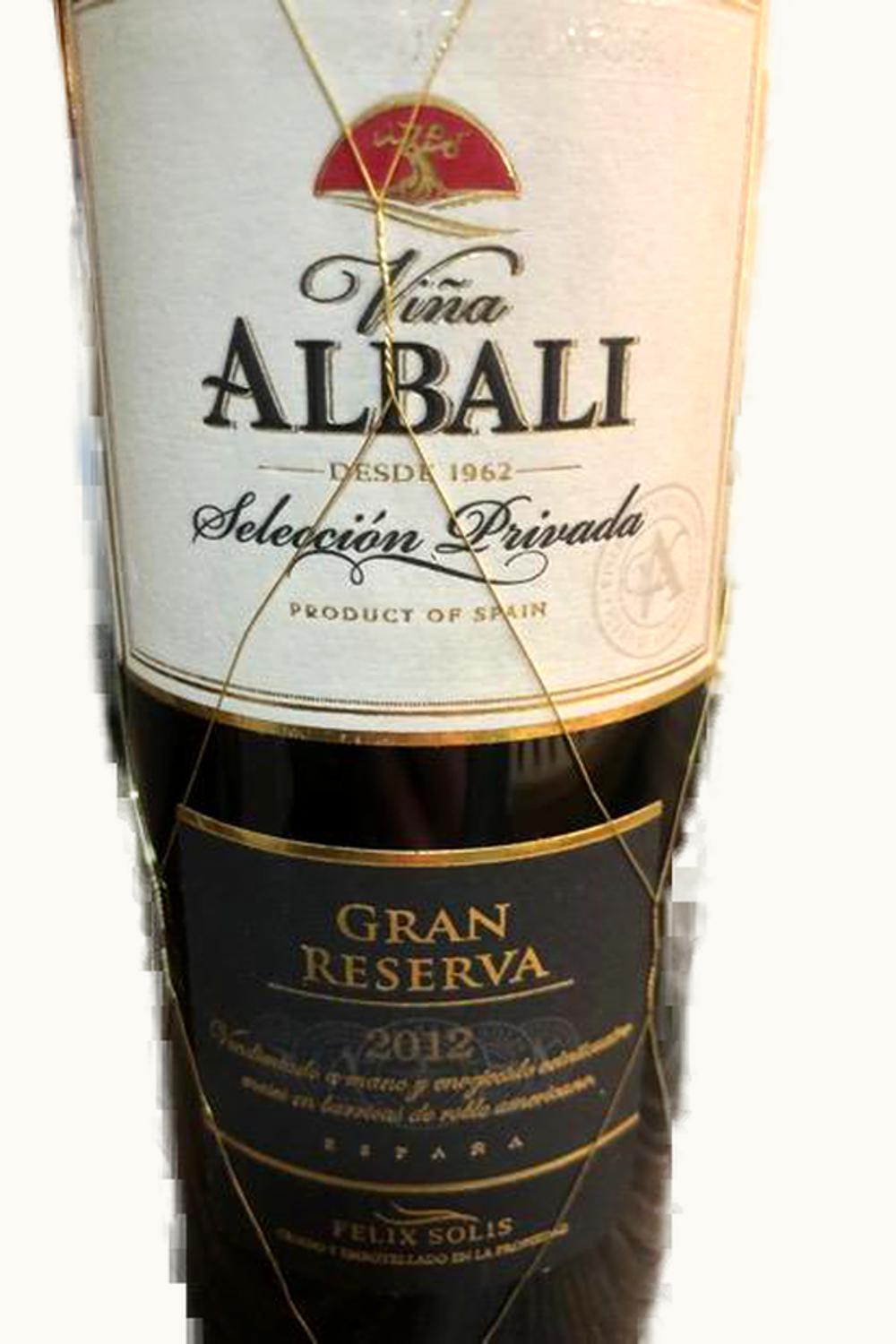 Félix Solís Viña Albali Reserva, 2012