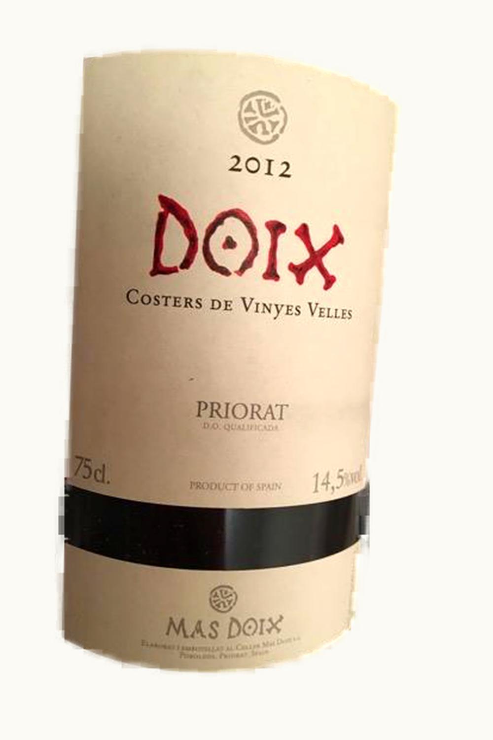 Cellers Mas Doix Costers de VInyes Velles, 2012