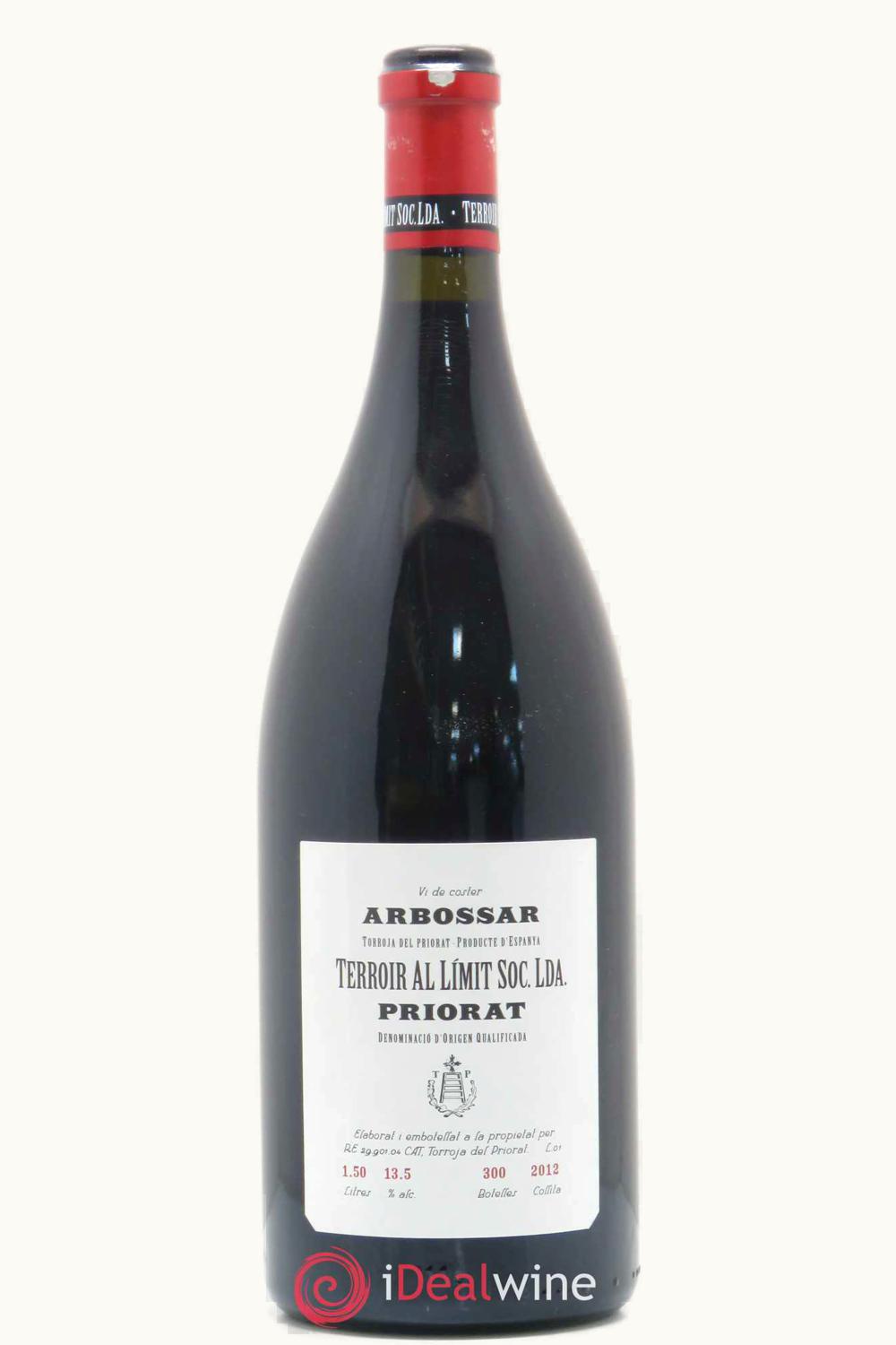 Terroir Al Límit Soc L'Arbossar, 2012