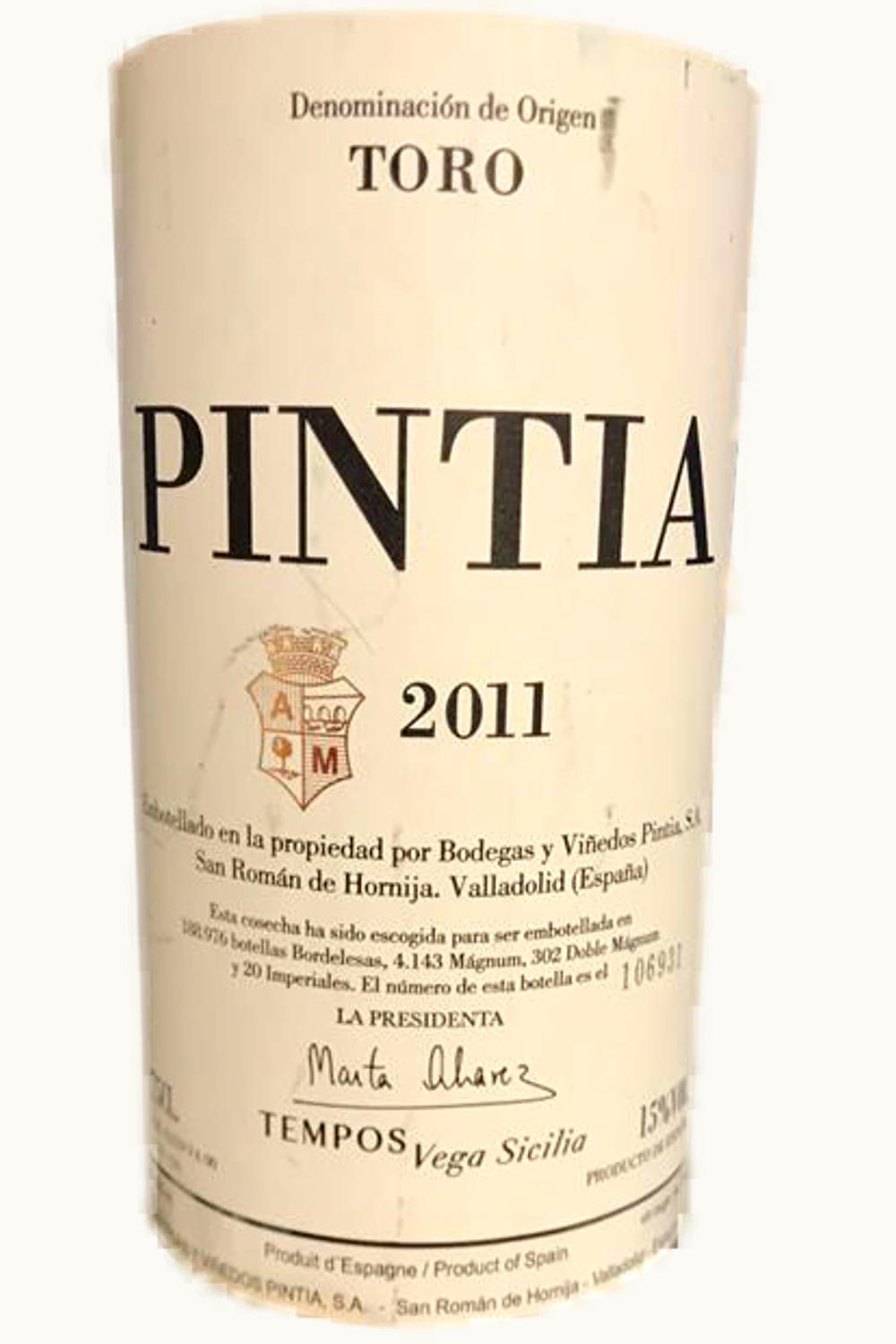 Vega Sicilia Pintia, 2011