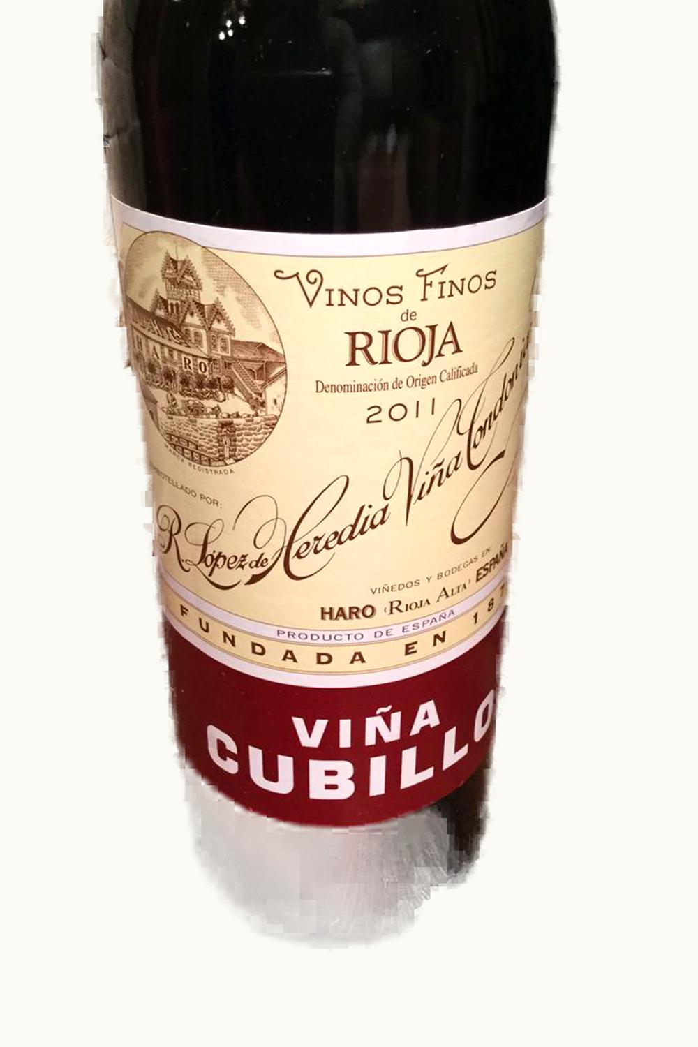 R. López de Heredia Viña Tondonia Cubillo Crianza, 2011