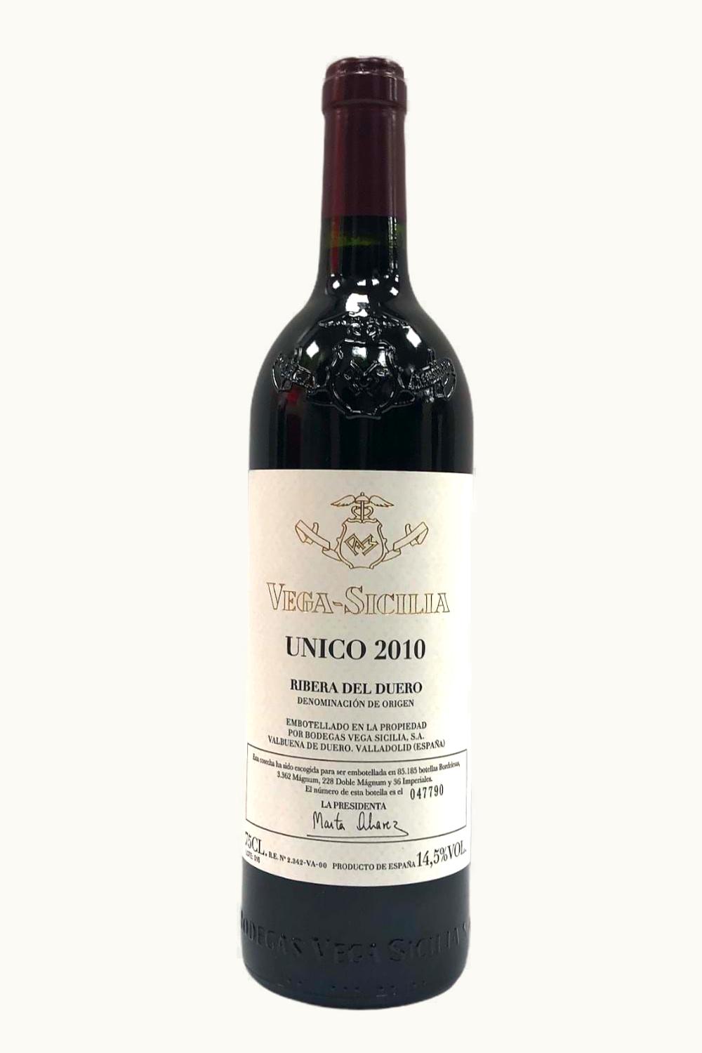 Vega Sicilia Único, 2010