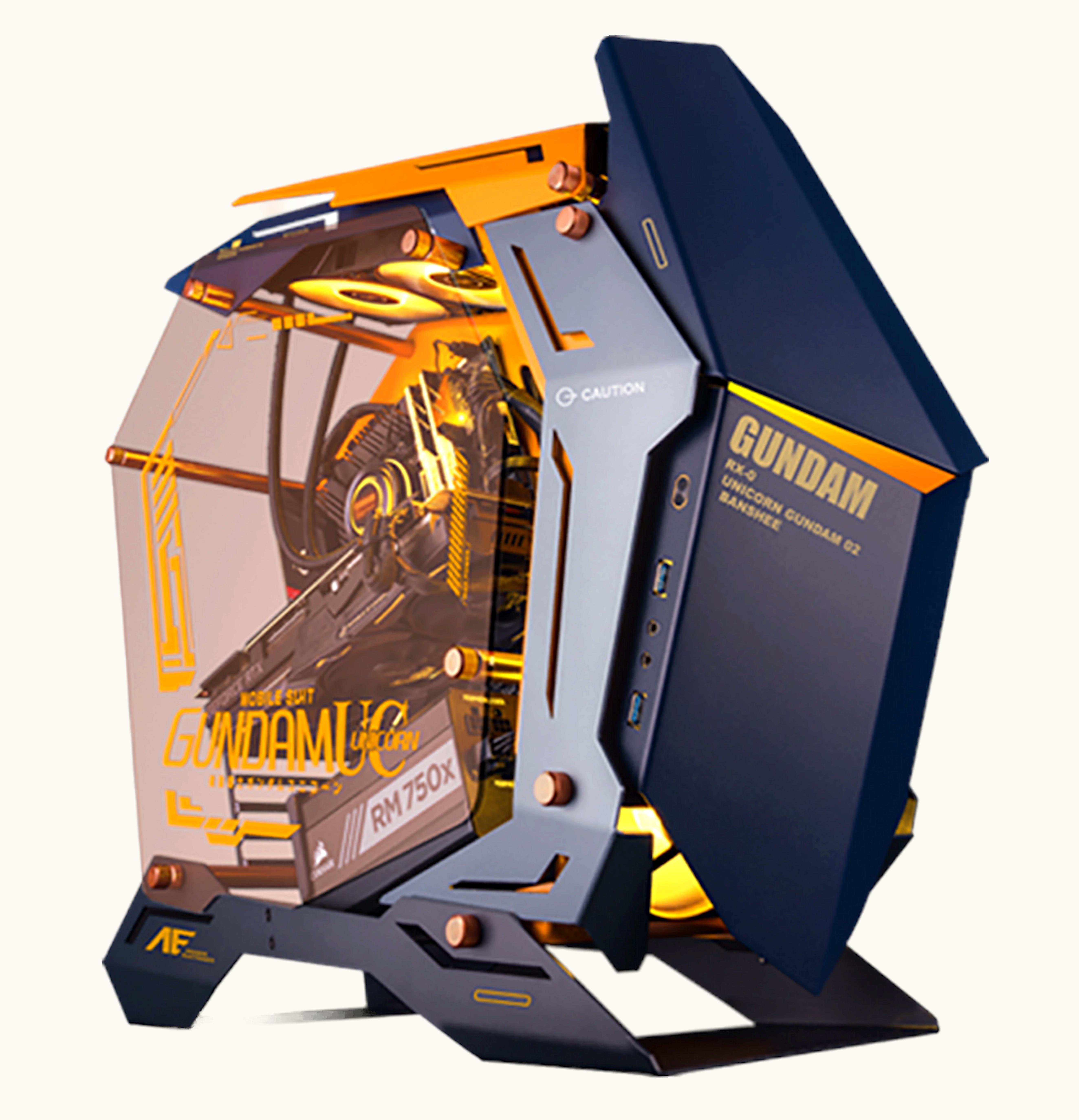 Corn Corn MOD3 GUNDAM UC Banshee Limited Edition Gaming Computer Case MOD3