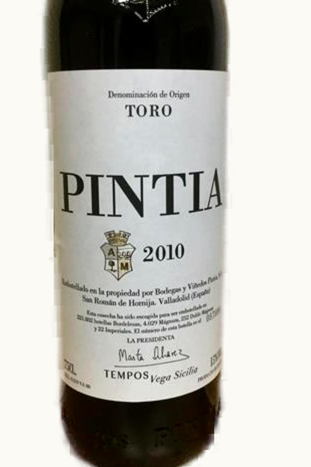 Vega Sicilia Pintia, 2010