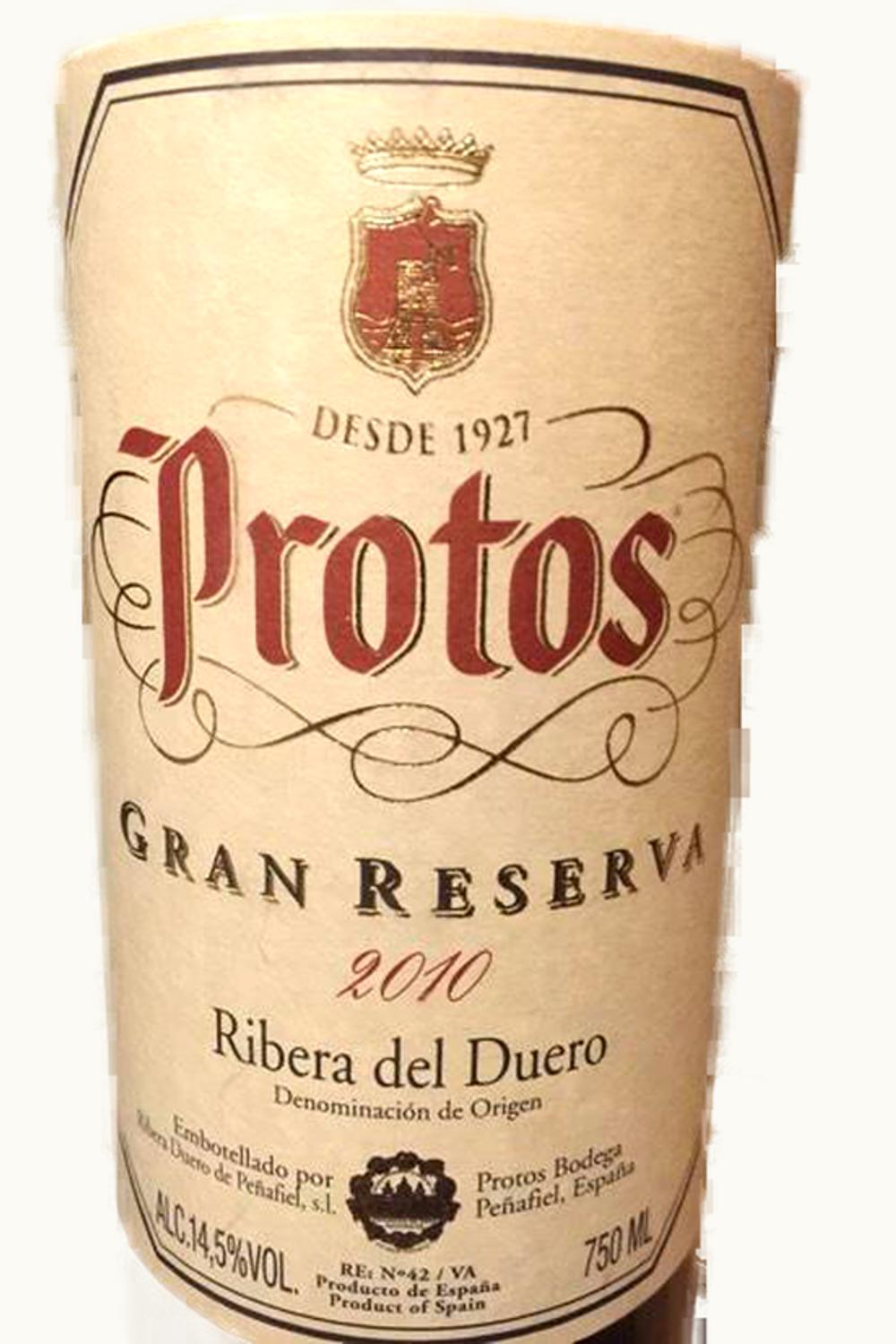 Protos Gran Reserva, 2010