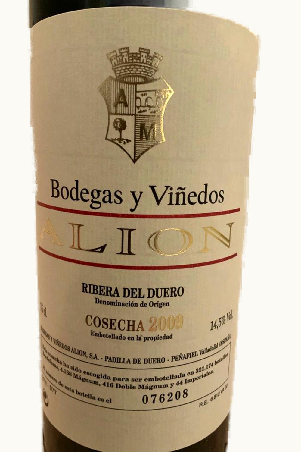 Vega Sicilia Vega Sicilia Alion, 2009