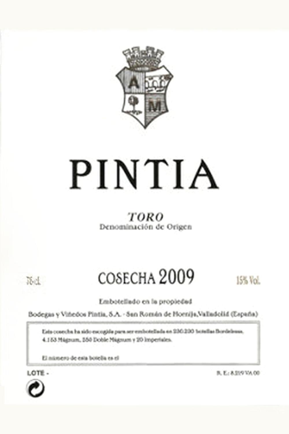 Vega Sicilia Vega Sicilia Pintia, 2009