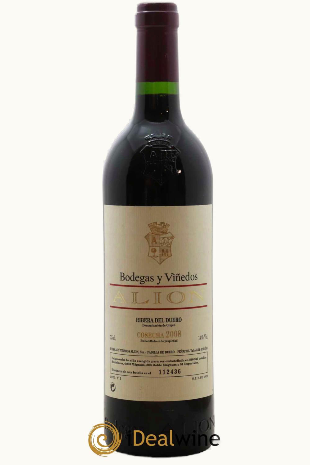 Vega Sicilia Vega Sicilia Alion Ribera del Duero, 2008